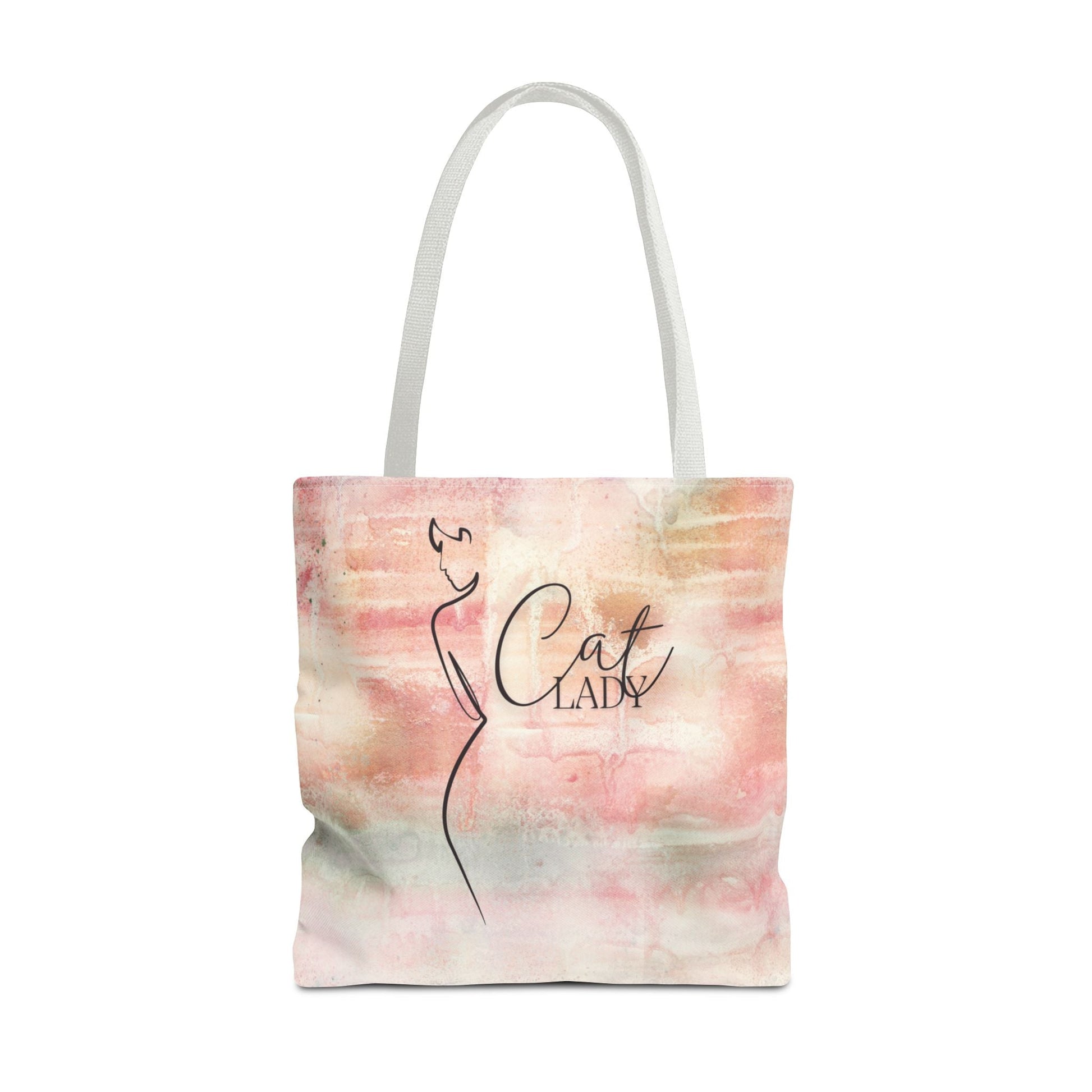 Curvy Cat Lady Tote Bag - Bags - EpiAl's Shop
