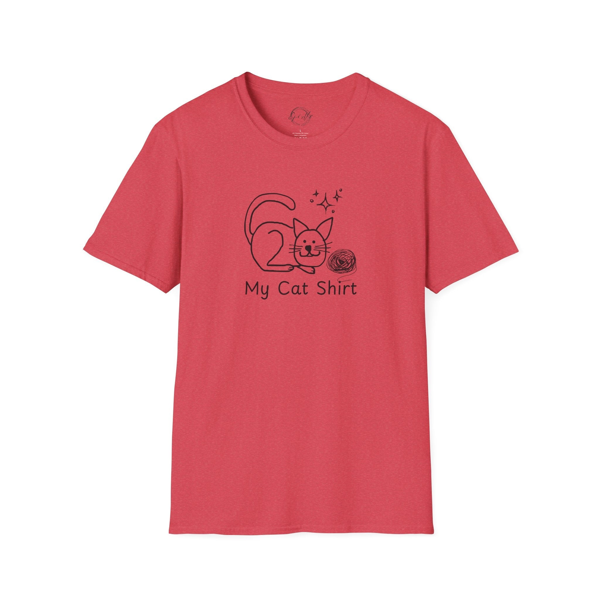 Cute Cat Lover T-Shirt - My Cat Shirt Design - Clothing, T-shirts - EpiAl's Shop