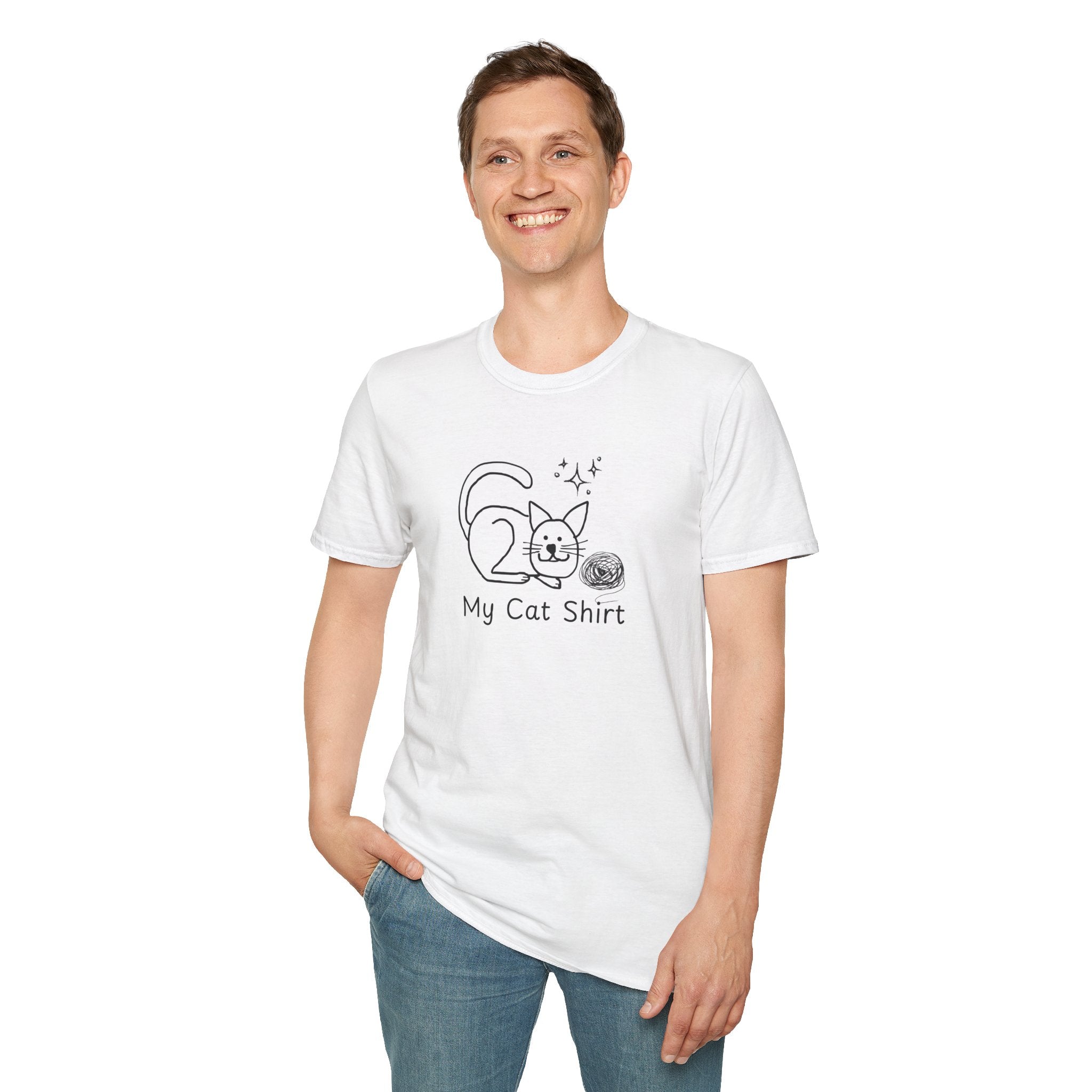 Cute Cat Lover T-Shirt - My Cat Shirt Design - Clothing, T-shirts - EpiAl's Shop