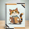 Cute Cat Spiral Notebook for Students - Paper Products, Journals - EpiAl's Shop
