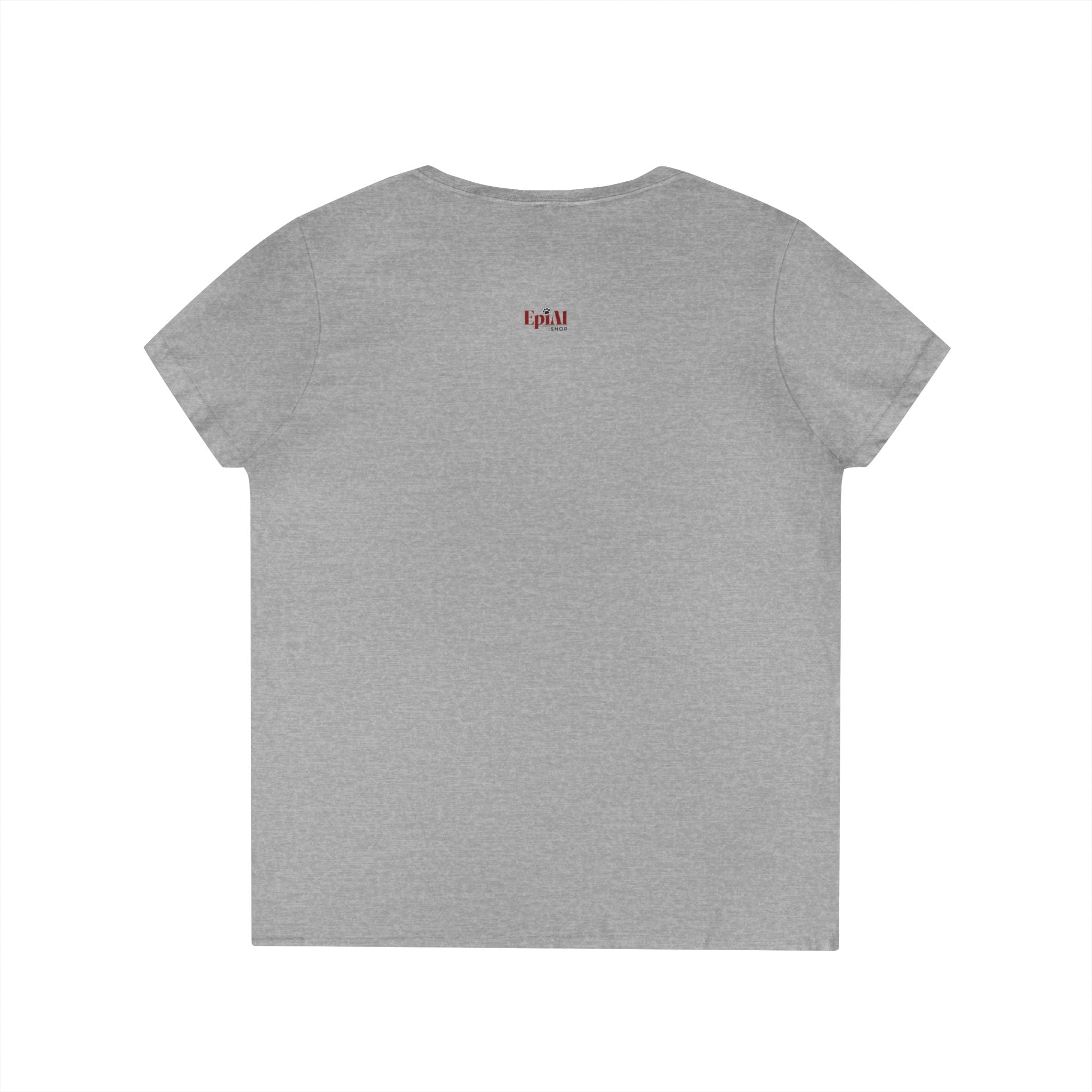 Cute Cat V - Neck T-Shirt - Casual Tee for Cat Lovers - Clothing, T-shirts - EpiAl's Shop