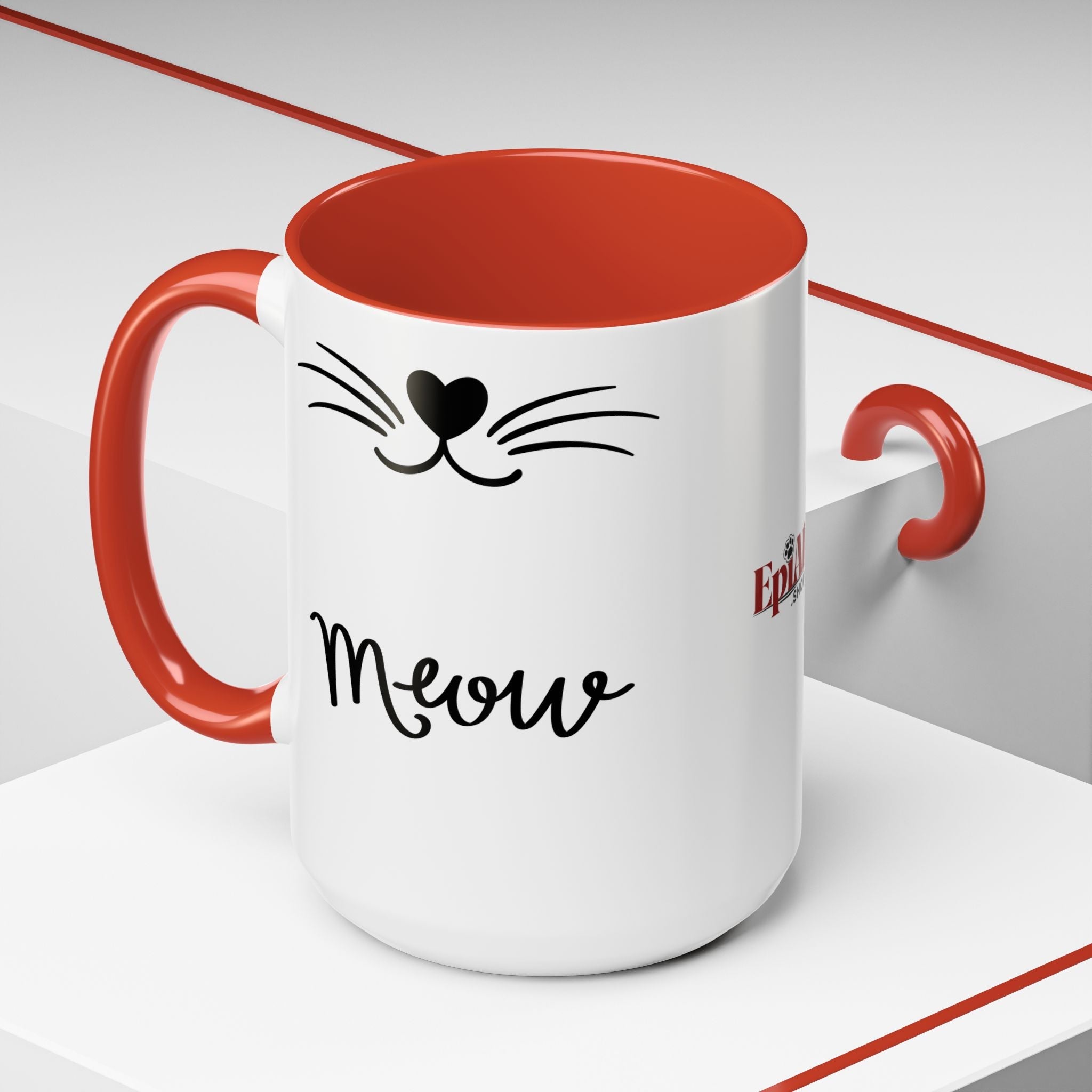 Cute Cat Whiskers Coffee Mug - Drinkware, Coffee Mugs - EpiAl's Shop