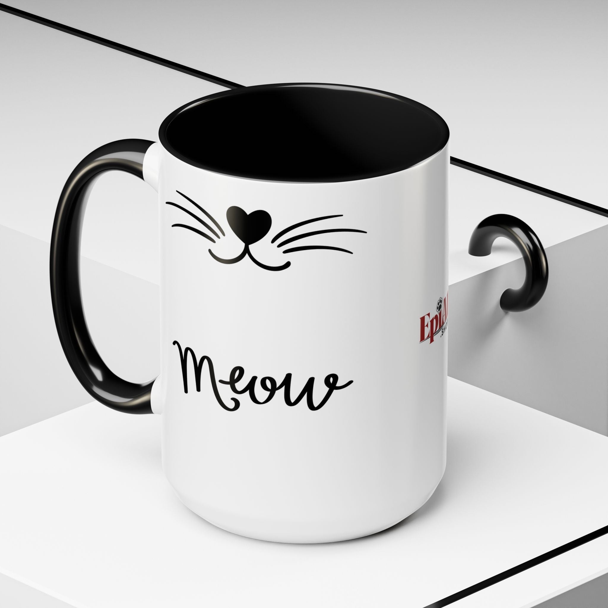 Cute Cat Whiskers Coffee Mug - Drinkware, Coffee Mugs - EpiAl's Shop