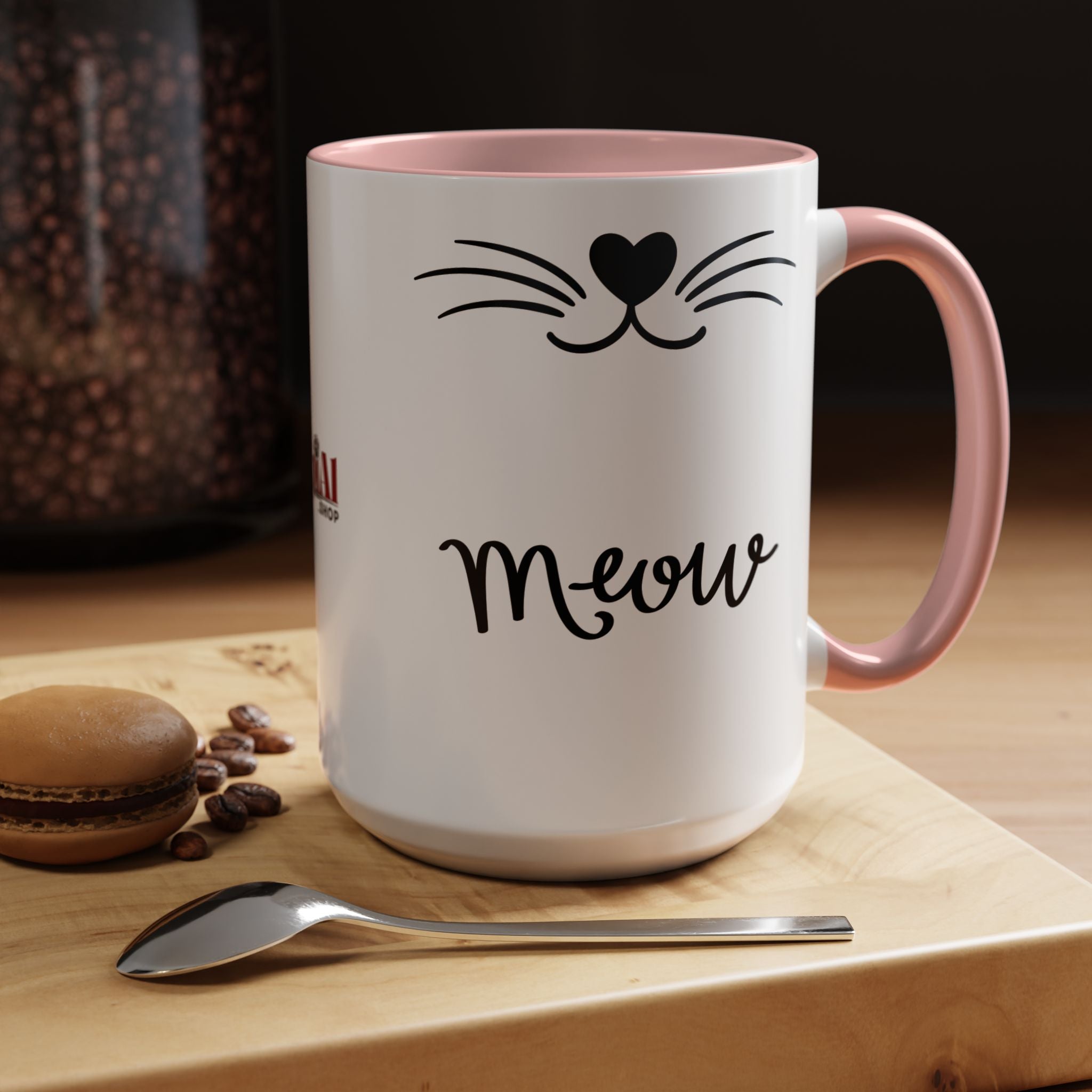 Cute Cat Whiskers Coffee Mug - Drinkware, Coffee Mugs - EpiAl's Shop