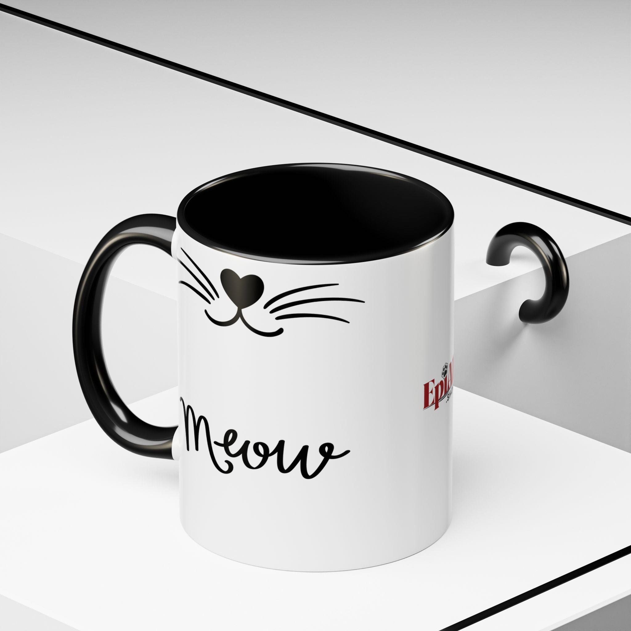 Cute Cat Whiskers Coffee Mug - Drinkware, Coffee Mugs - EpiAl's Shop