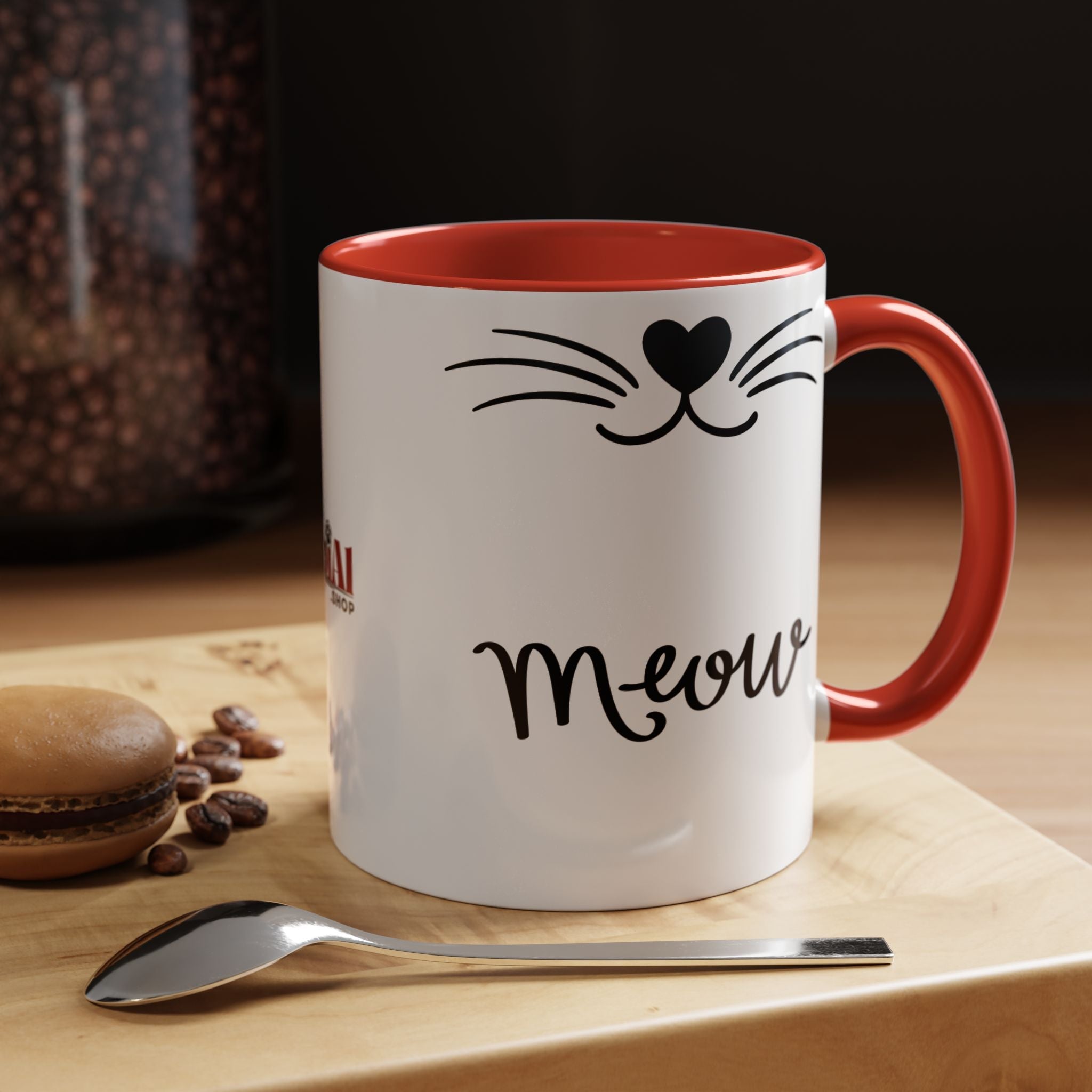 Cute Cat Whiskers Coffee Mug - Drinkware, Coffee Mugs - EpiAl's Shop