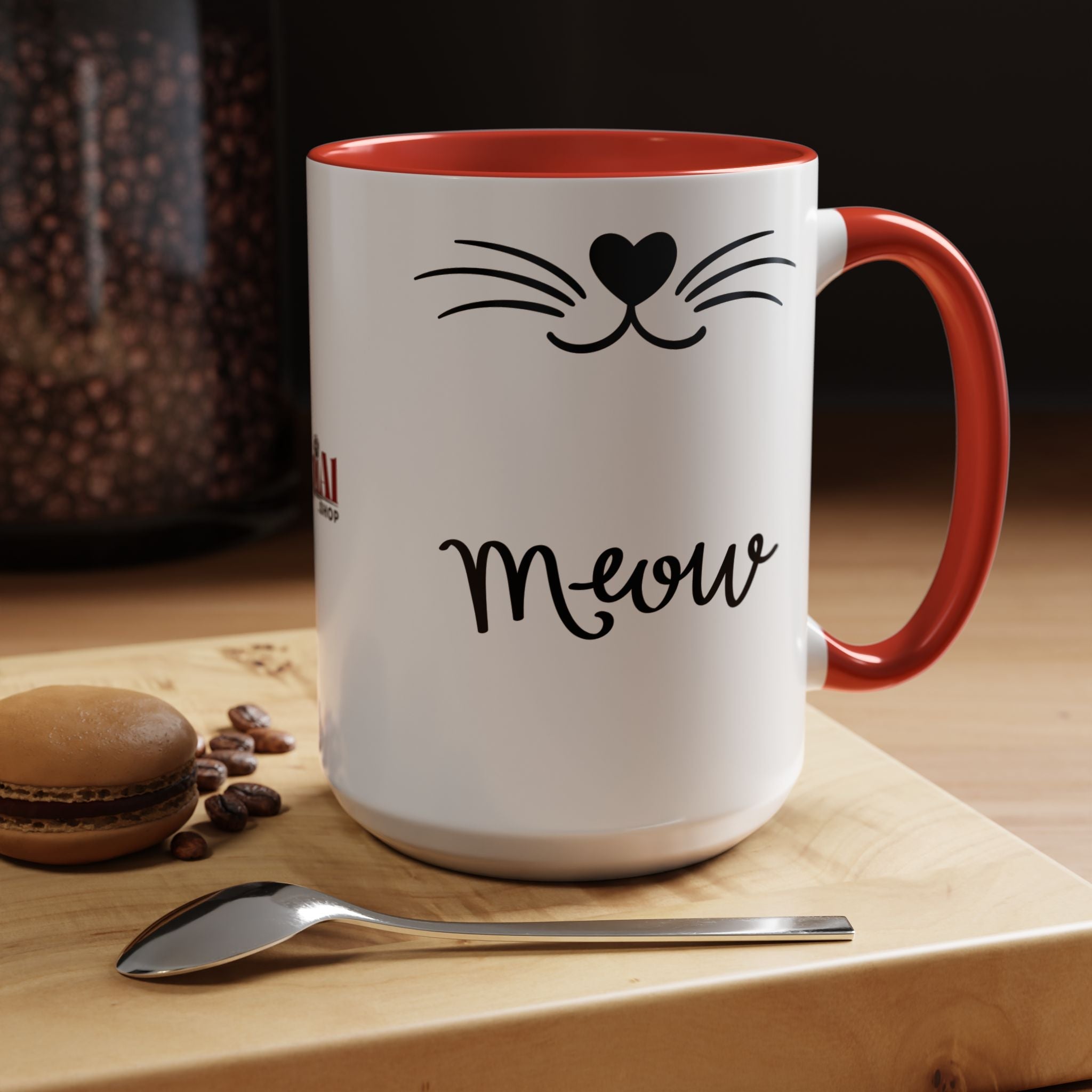 Cute Cat Whiskers Coffee Mug - Drinkware, Coffee Mugs - EpiAl's Shop