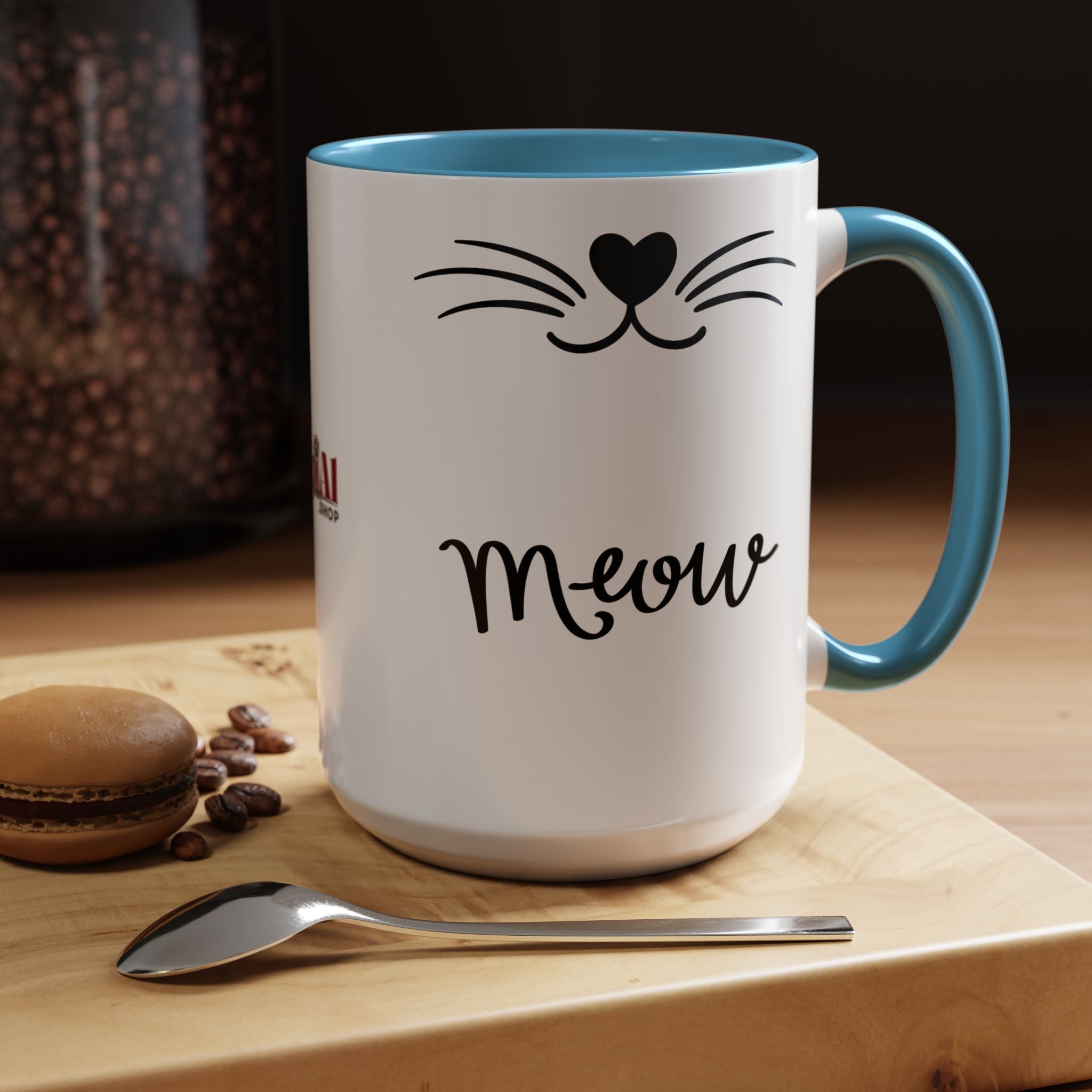 Cute Cat Whiskers Coffee Mug - Drinkware, Coffee Mugs - EpiAl's Shop