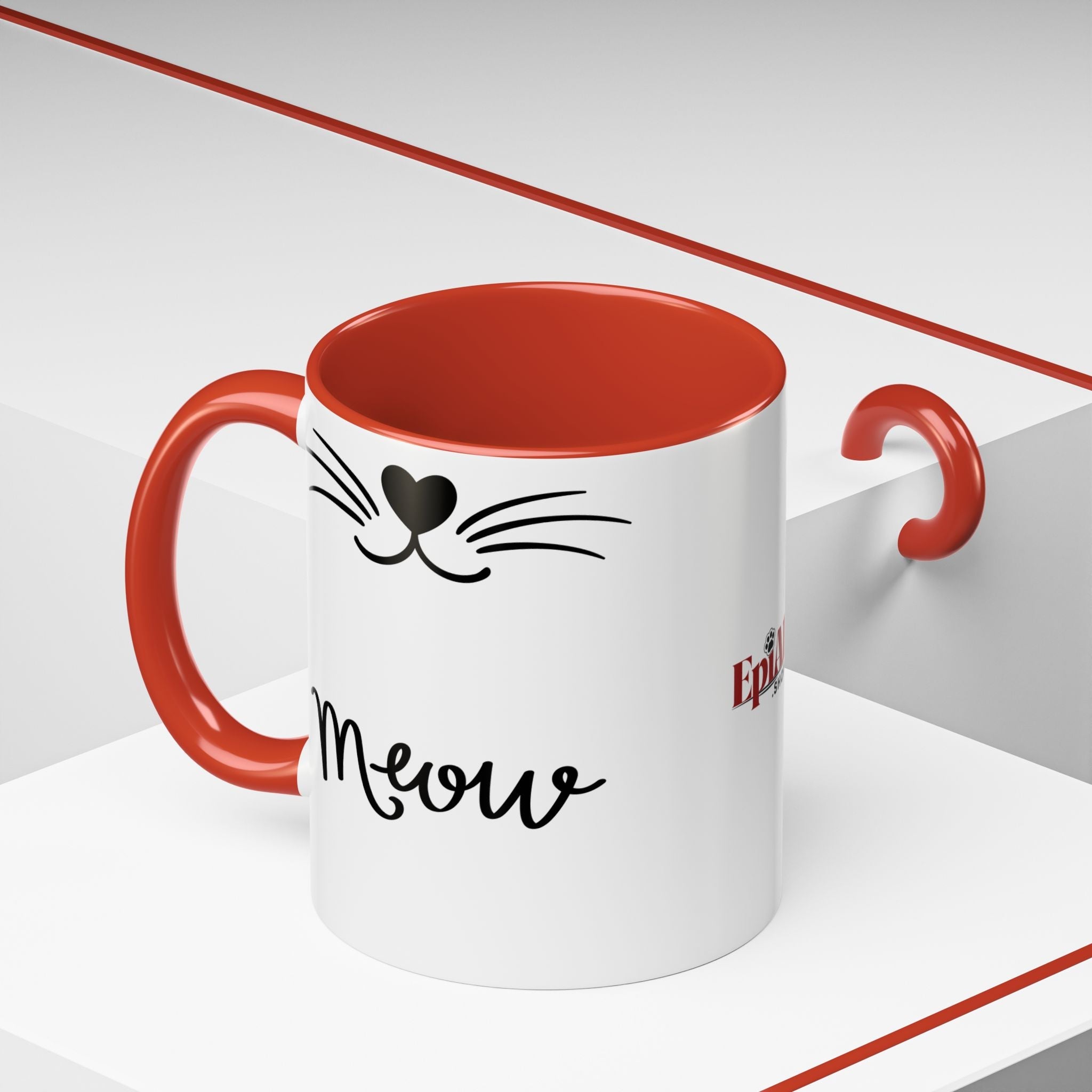 Cute Cat Whiskers Coffee Mug - Drinkware, Coffee Mugs - EpiAl's Shop