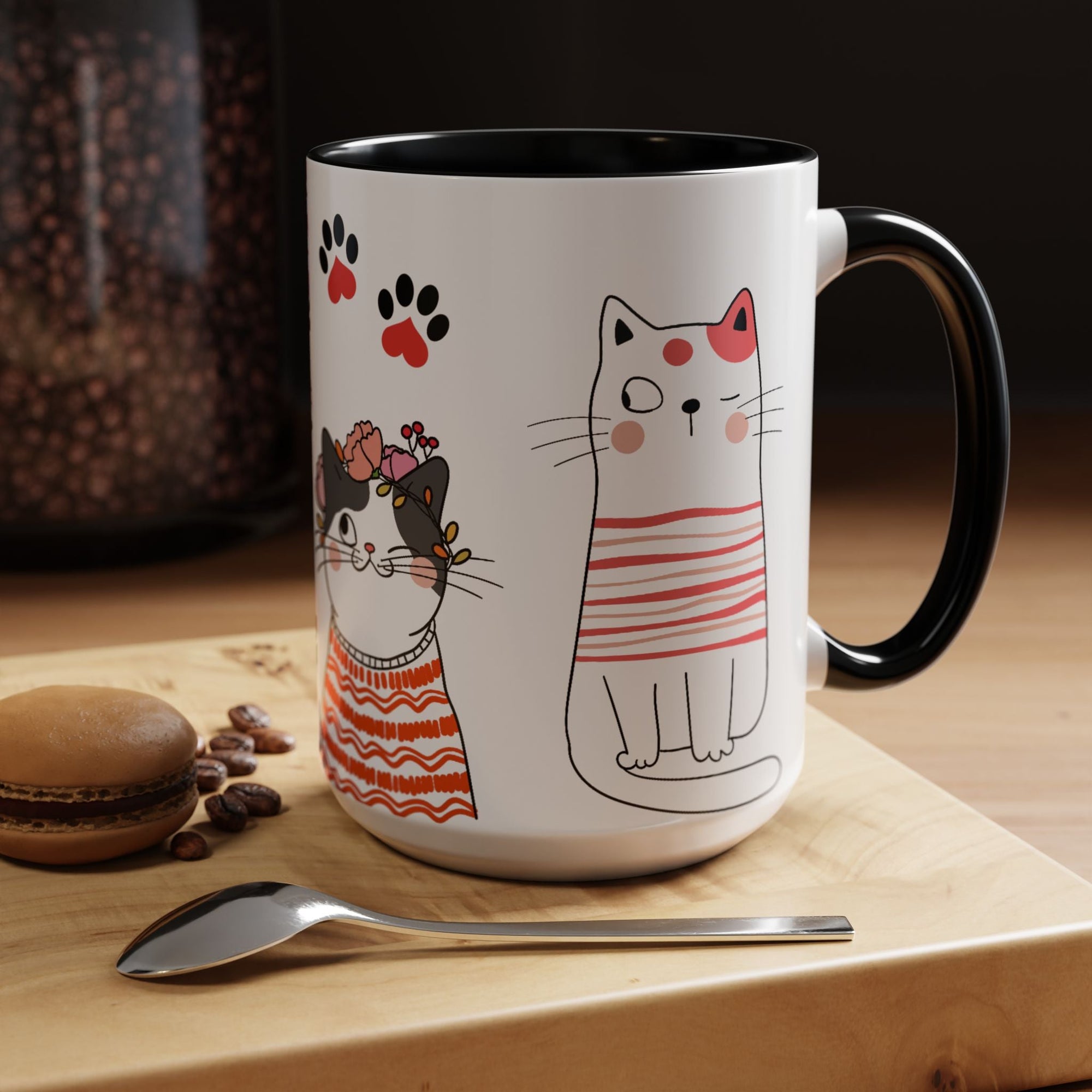 Cute Chilly Cats Coffee Mug - Drinkware, Coffee Mugs - EpiAl's Shop