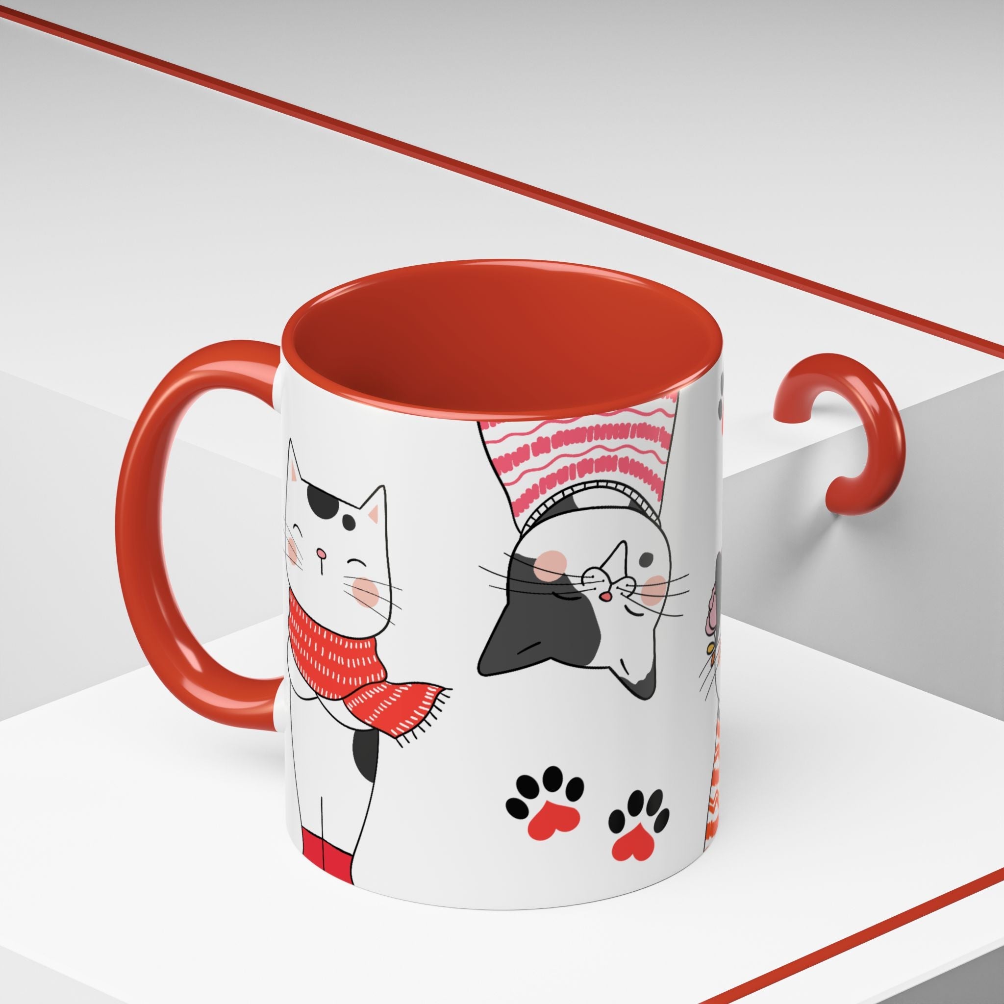 Cute Chilly Cats Coffee Mug - Drinkware, Coffee Mugs - EpiAl's Shop