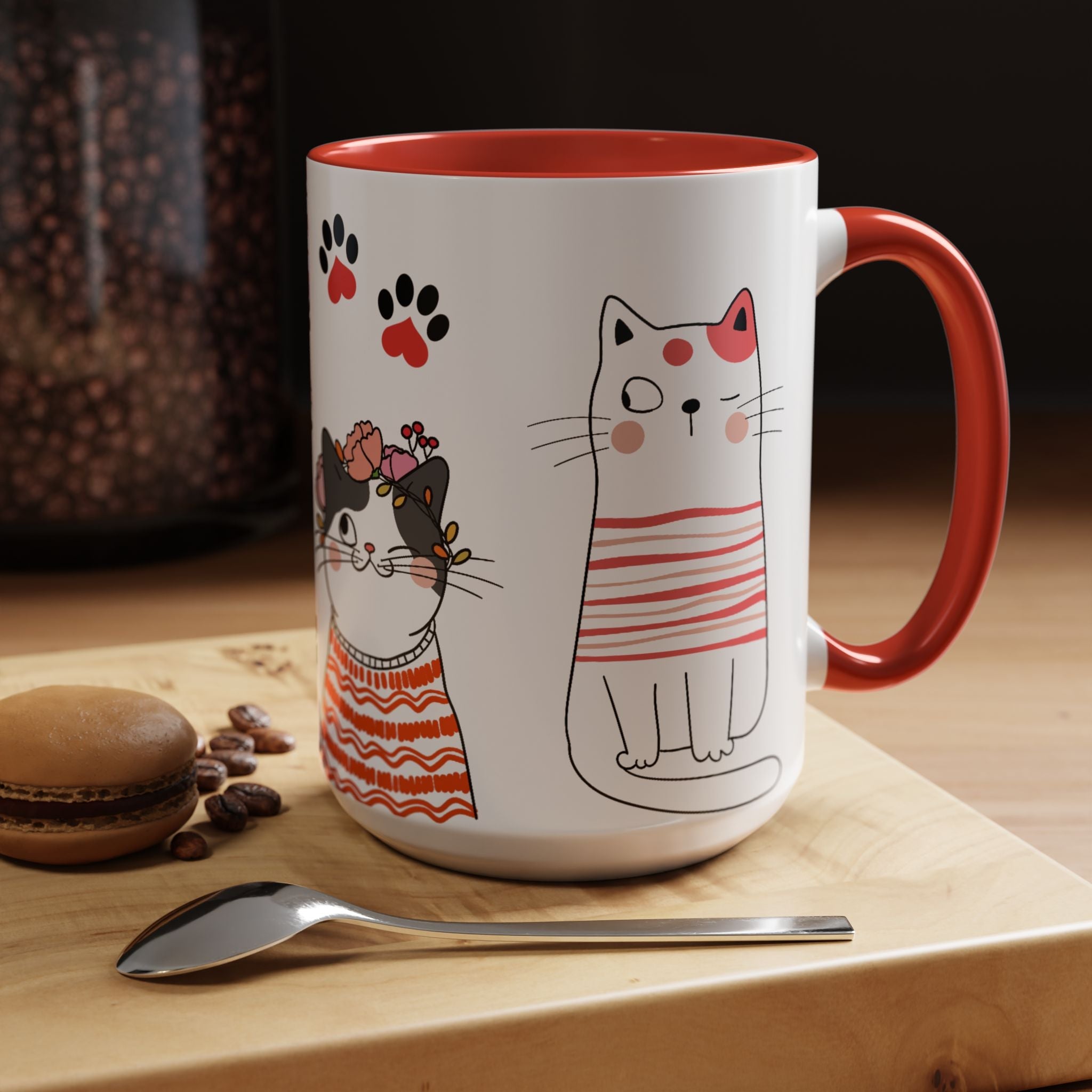 Cute Chilly Cats Coffee Mug - Drinkware, Coffee Mugs - EpiAl's Shop