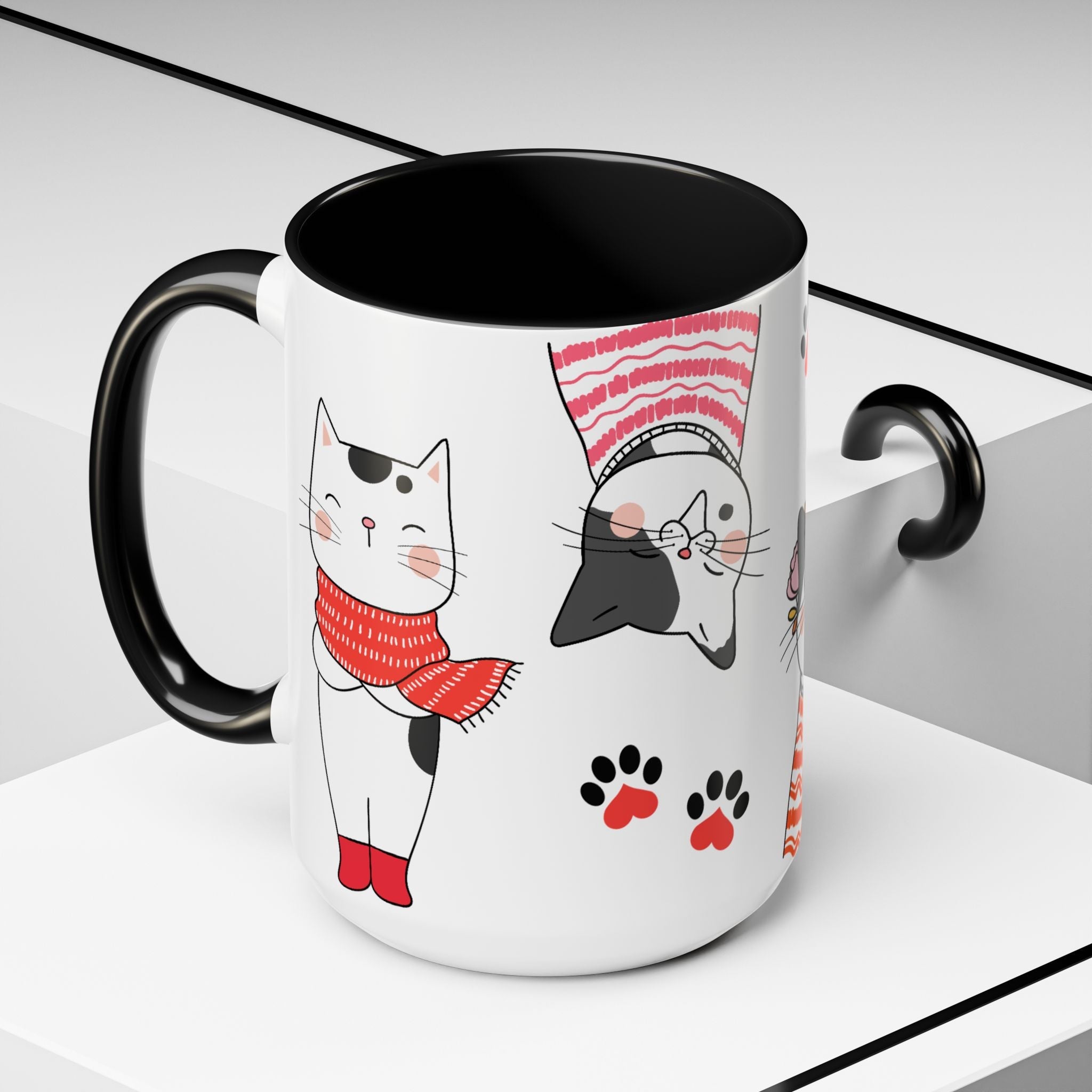 Cute Chilly Cats Coffee Mug - Drinkware, Coffee Mugs - EpiAl's Shop