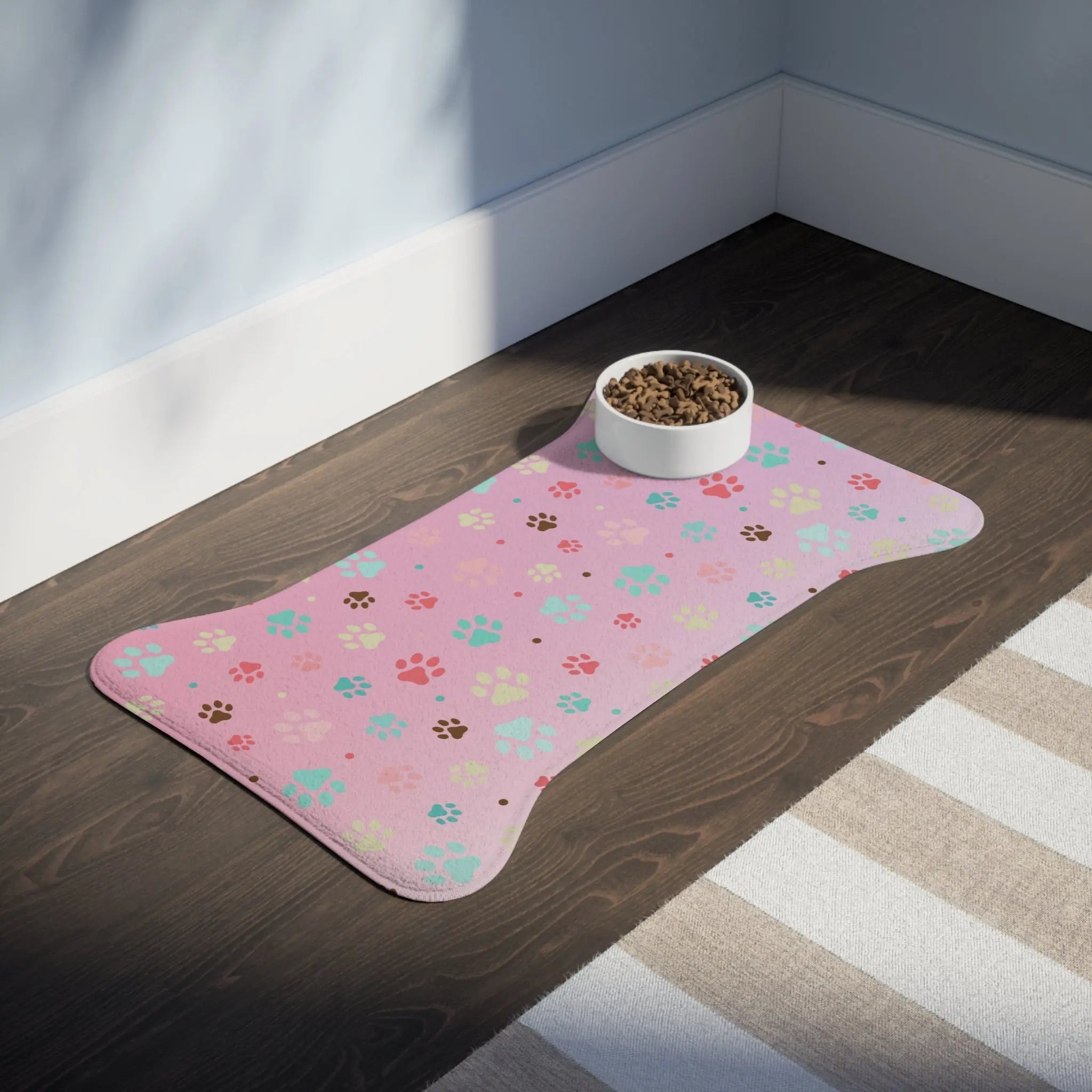 Cute Paw Print Pet Feeding Mat - Non - Slip Bowls Holder - Pet Supplies - EpiAl's Shop