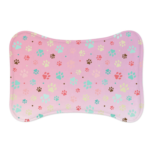 Cute Paw Print Pet Feeding Mat - Non - Slip Bowls Holder - Pet Supplies - EpiAl's Shop