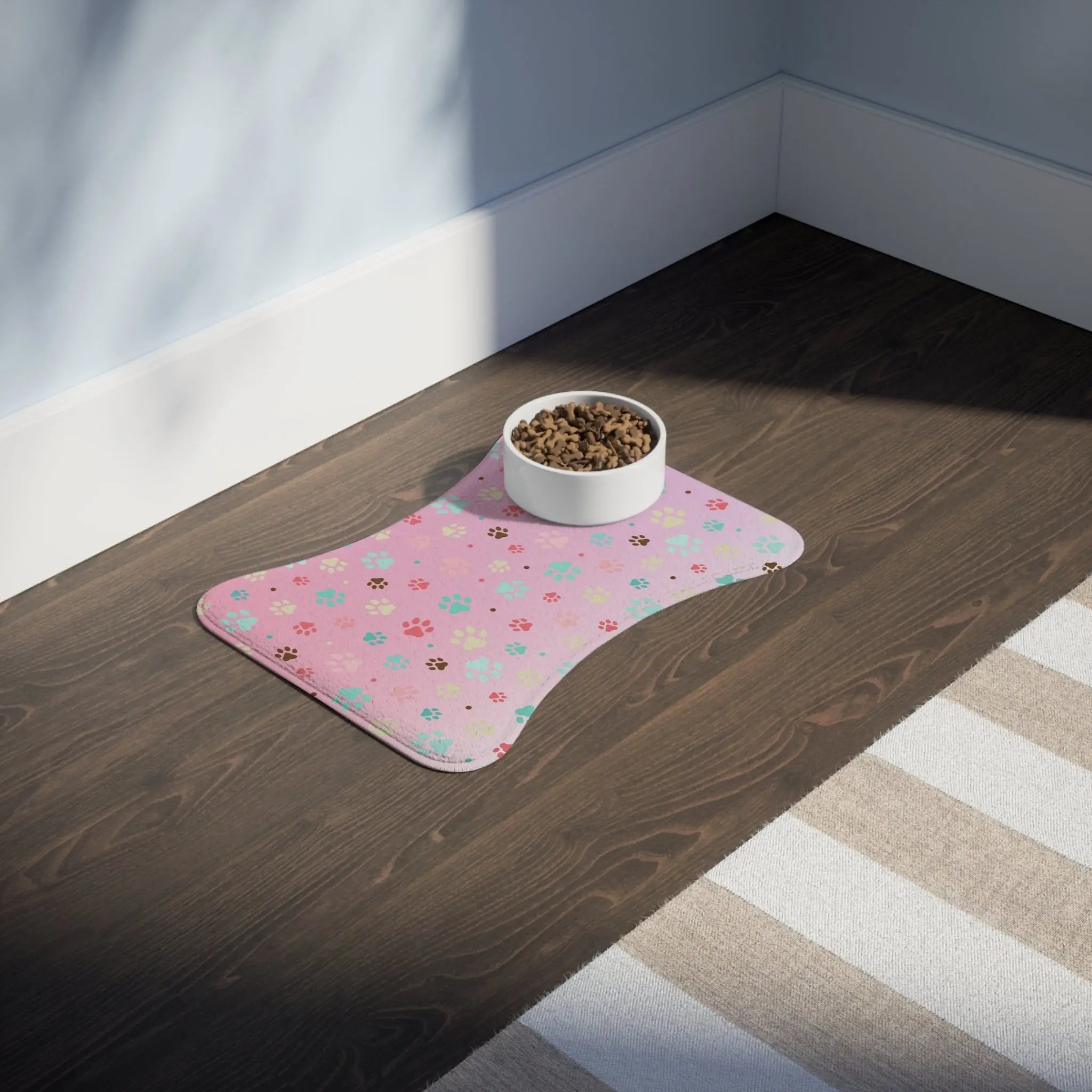 Cute Paw Print Pet Feeding Mat - Non - Slip Bowls Holder - Pet Supplies - EpiAl's Shop
