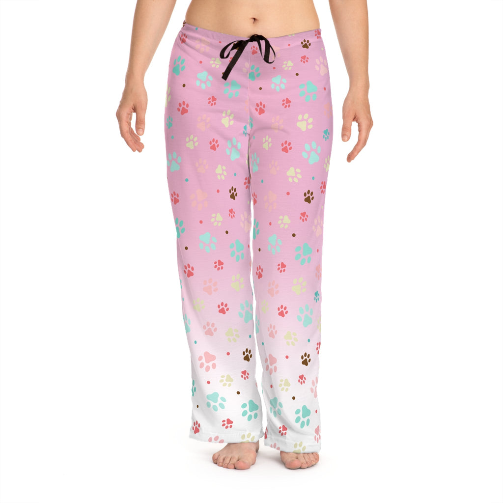 Cute Paw Print Women's Pajama Pants - Cozy & Comfortable - Clothing, Pajamas - EpiAl's Shop