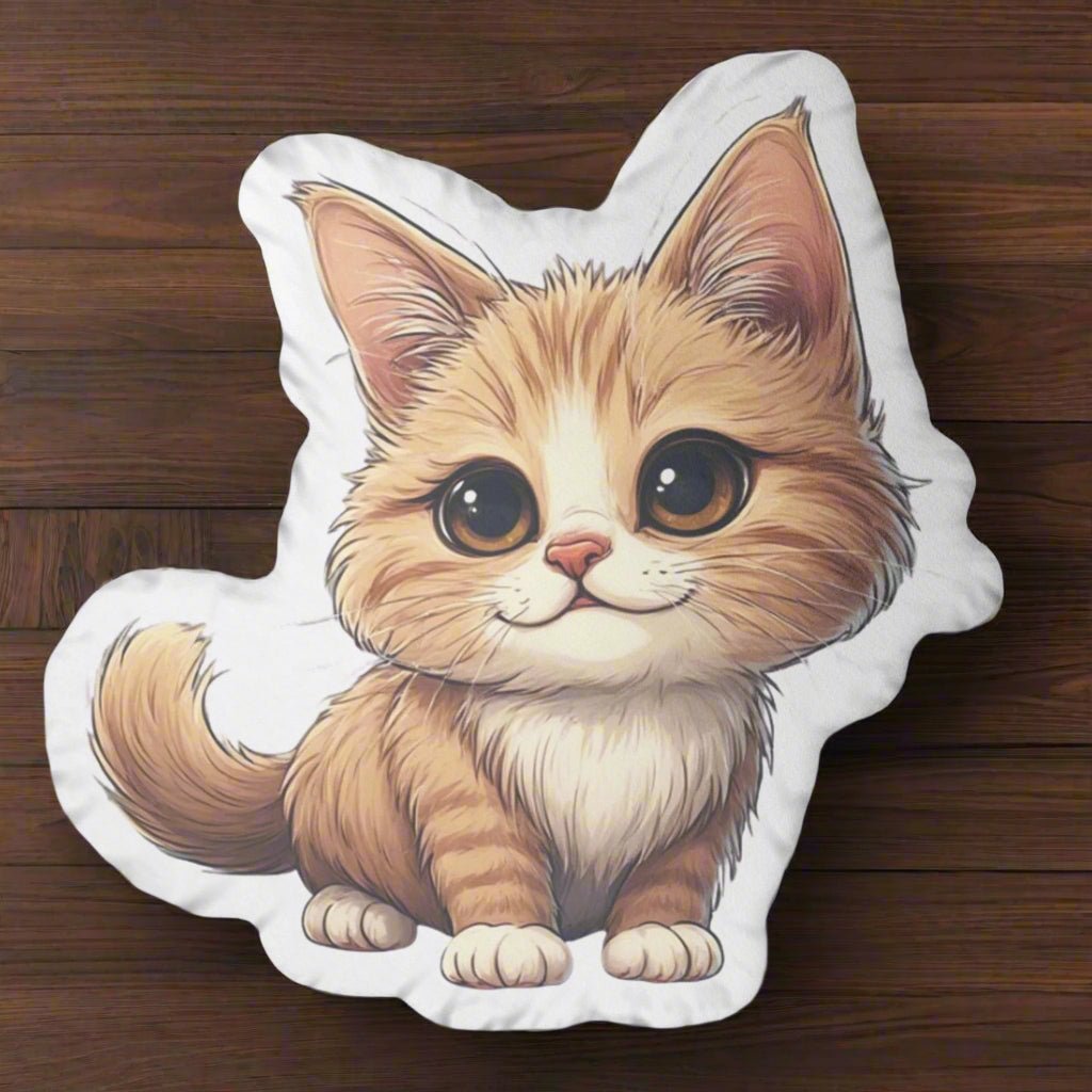 Cute Snuggly Cat Hugging Cushion - Decor, Home, Pillows - EpiAl's Shop