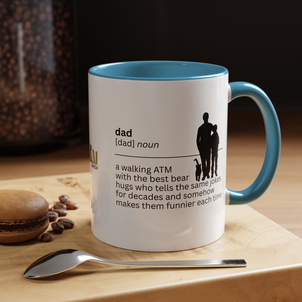 Dad ATM Accent Coffee Mug - Perfect Gift for Dads - Drinkware, Coffee Mugs - EpiAl's Shop