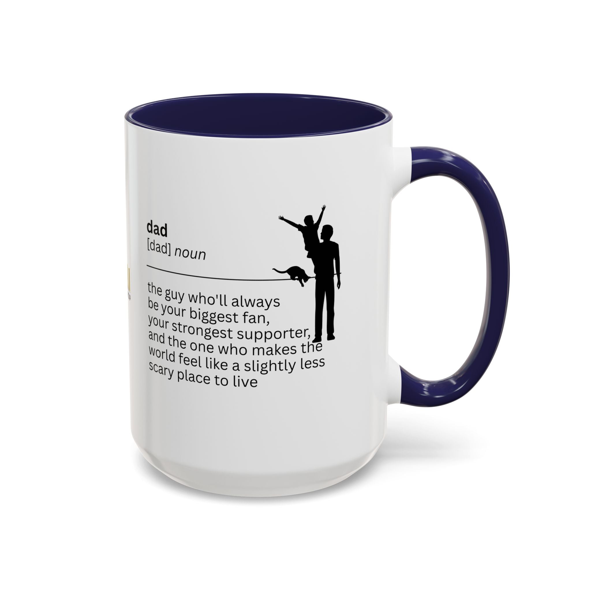 Dad Biggest Fan Accent Coffee Mug - Perfect Gift for Dads - Drinkware, Coffee Mugs - EpiAl's Shop