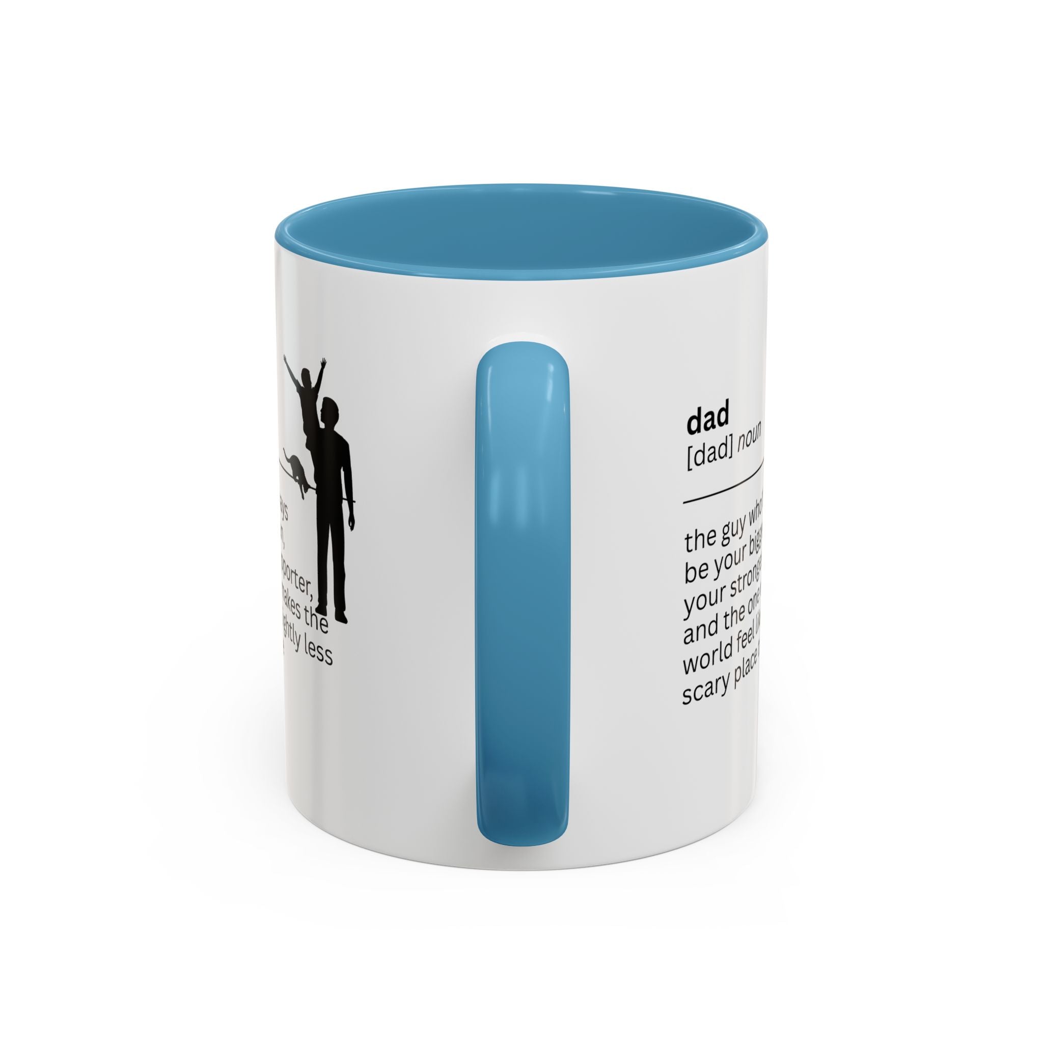 Dad Biggest Fan Accent Coffee Mug - Perfect Gift for Dads - Drinkware, Coffee Mugs - EpiAl's Shop