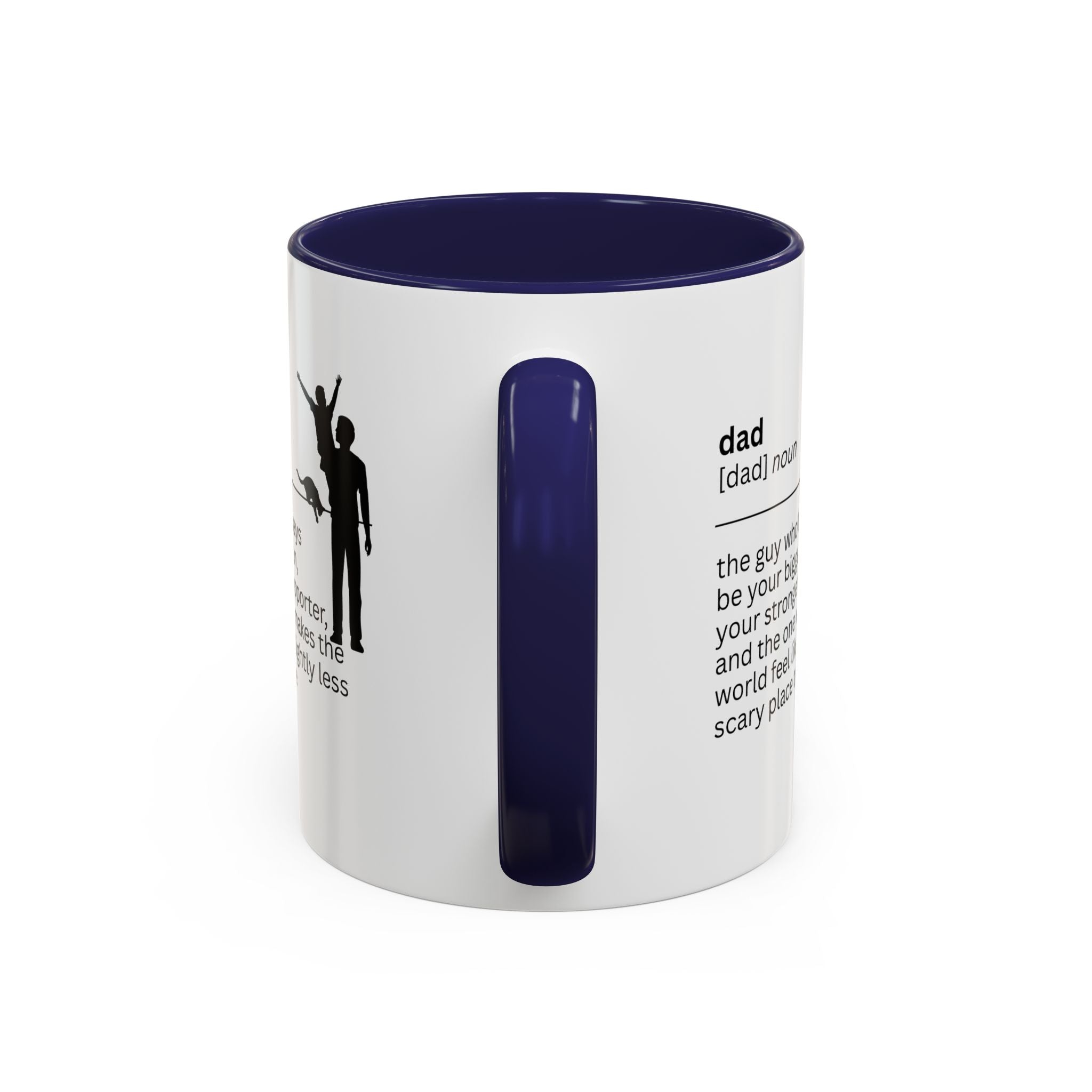 Dad Biggest Fan Accent Coffee Mug - Perfect Gift for Dads - Drinkware, Coffee Mugs - EpiAl's Shop