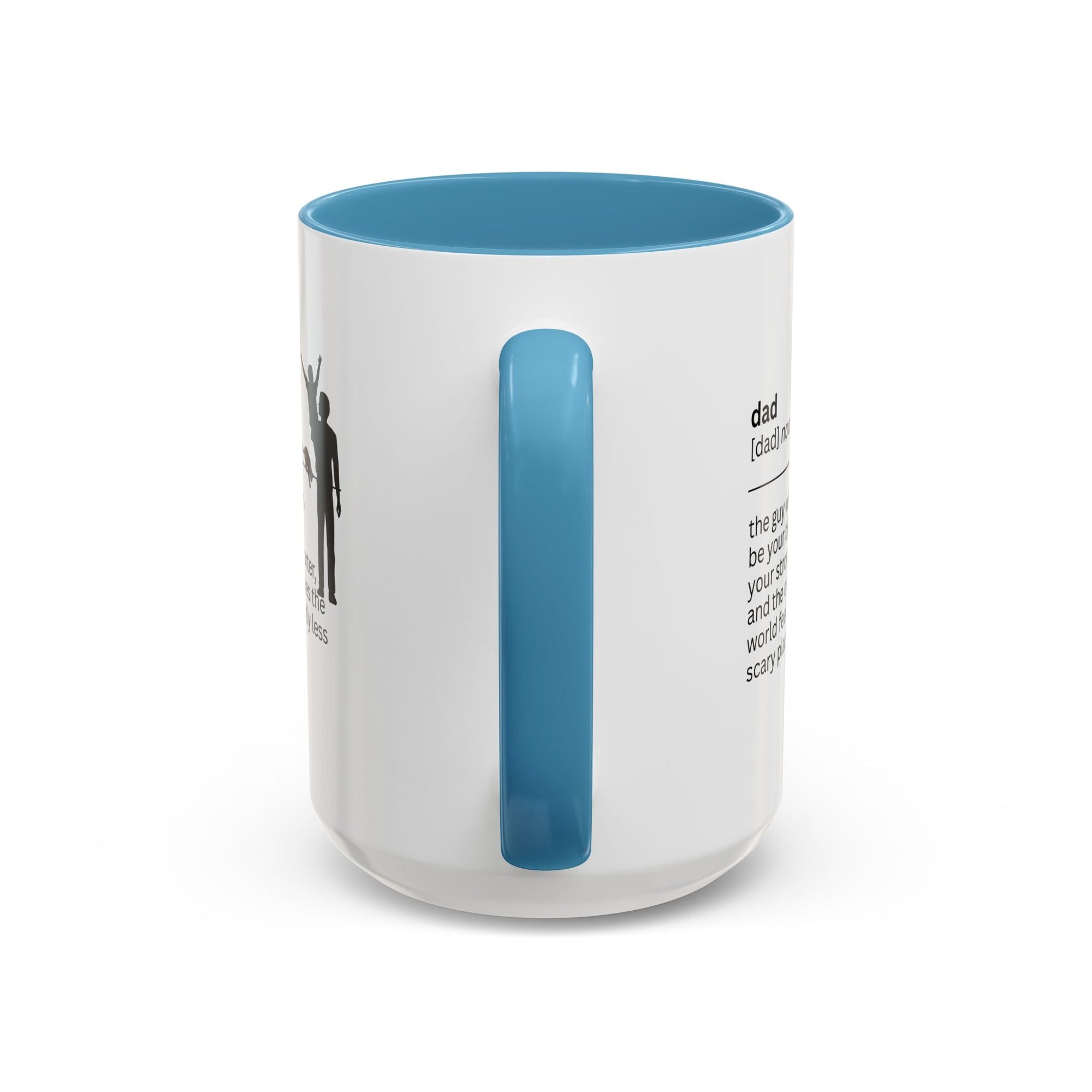 Dad Biggest Fan Accent Coffee Mug - Perfect Gift for Dads - Drinkware, Coffee Mugs - EpiAl's Shop