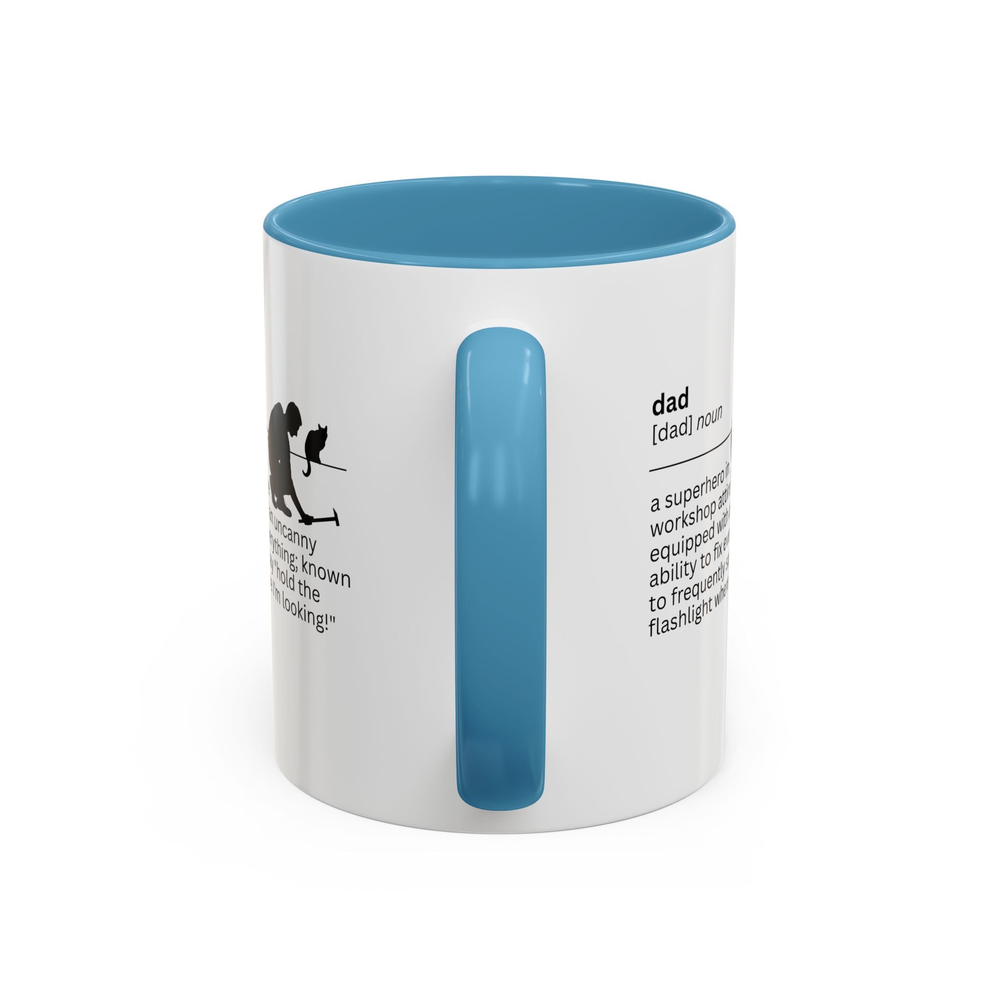 Dad Flashlight Accent Coffee Mug - Perfect Gift for Dads - Drinkware, Coffee Mugs - EpiAl's Shop