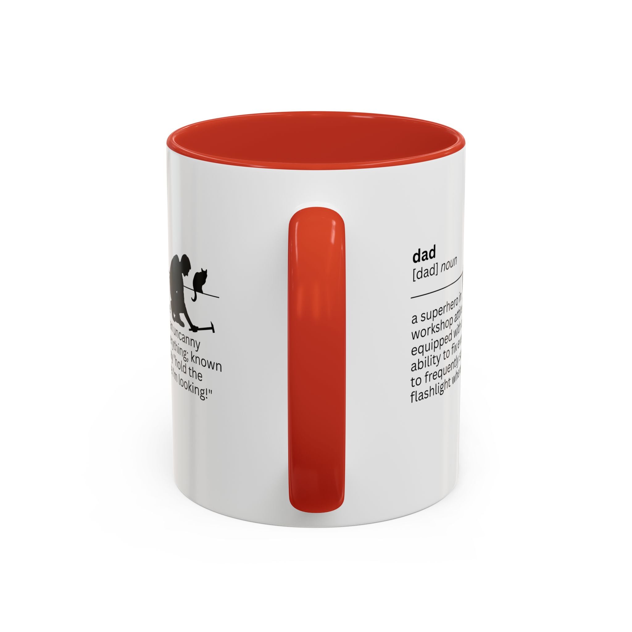 Dad Flashlight Accent Coffee Mug - Perfect Gift for Dads - Drinkware, Coffee Mugs - EpiAl's Shop