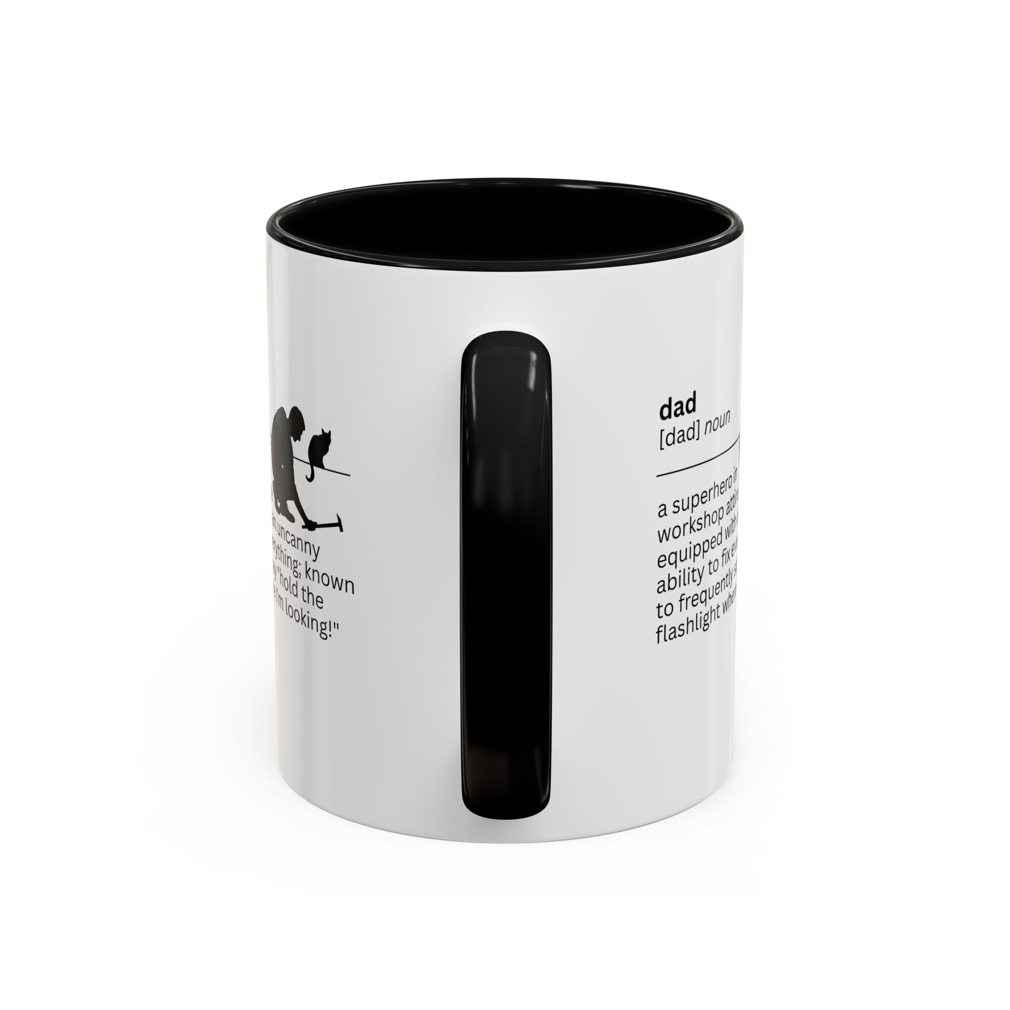 Dad Flashlight Accent Coffee Mug - Perfect Gift for Dads - Drinkware, Coffee Mugs - EpiAl's Shop