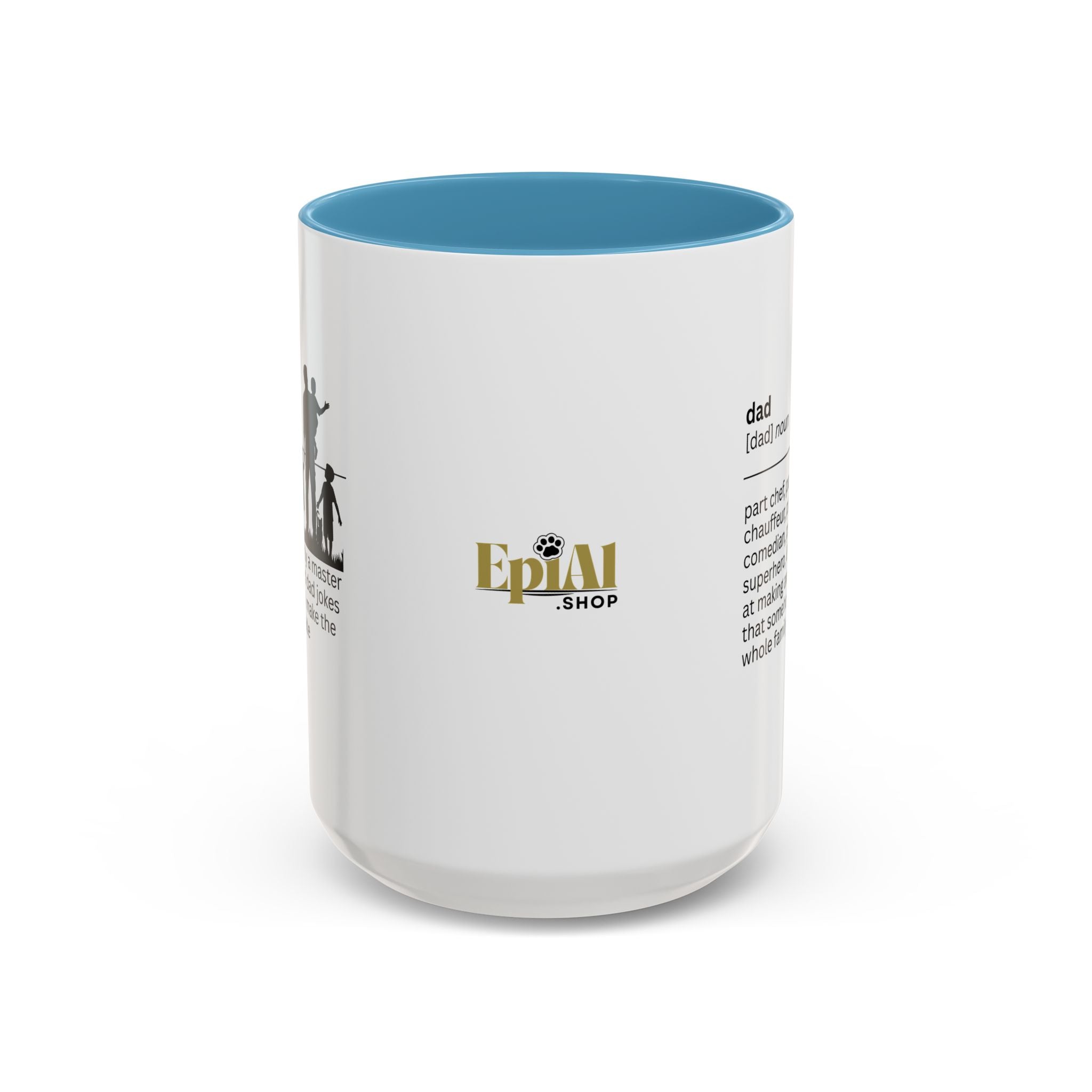 Dad Jokes Accent Coffee Mug - Perfect Gift for Dads - Drinkware, Coffee Mugs - EpiAl's Shop