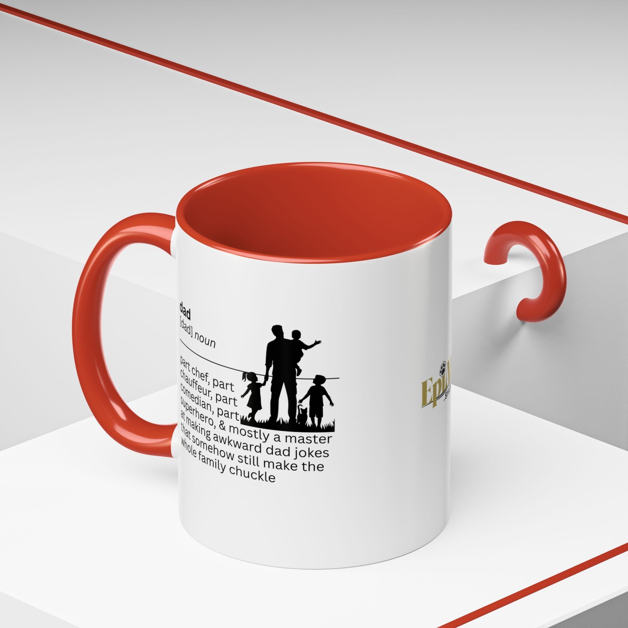Dad Jokes Accent Coffee Mug - Perfect Gift for Dads - Drinkware, Coffee Mugs - EpiAl's Shop