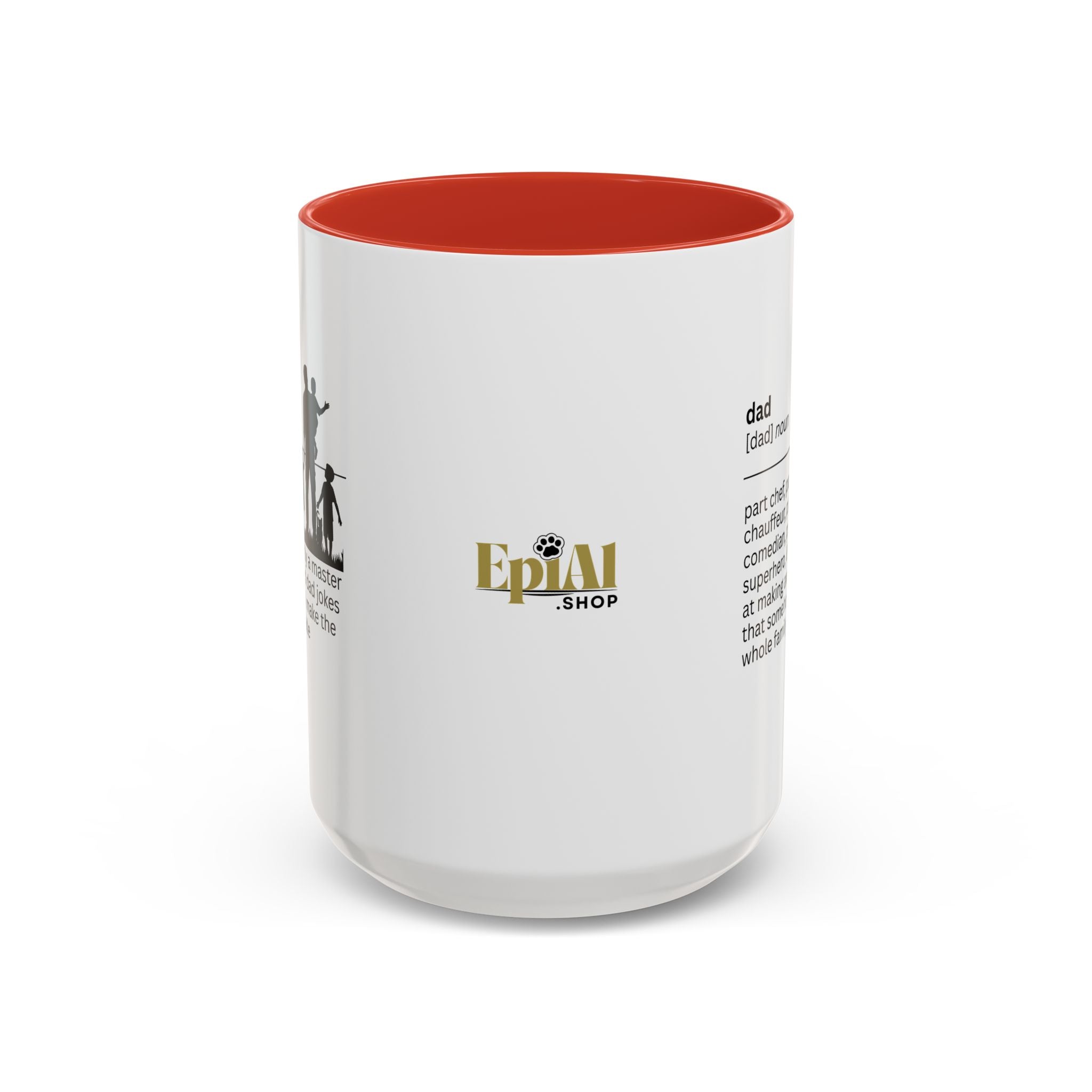 Dad Jokes Accent Coffee Mug - Perfect Gift for Dads - Drinkware, Coffee Mugs - EpiAl's Shop