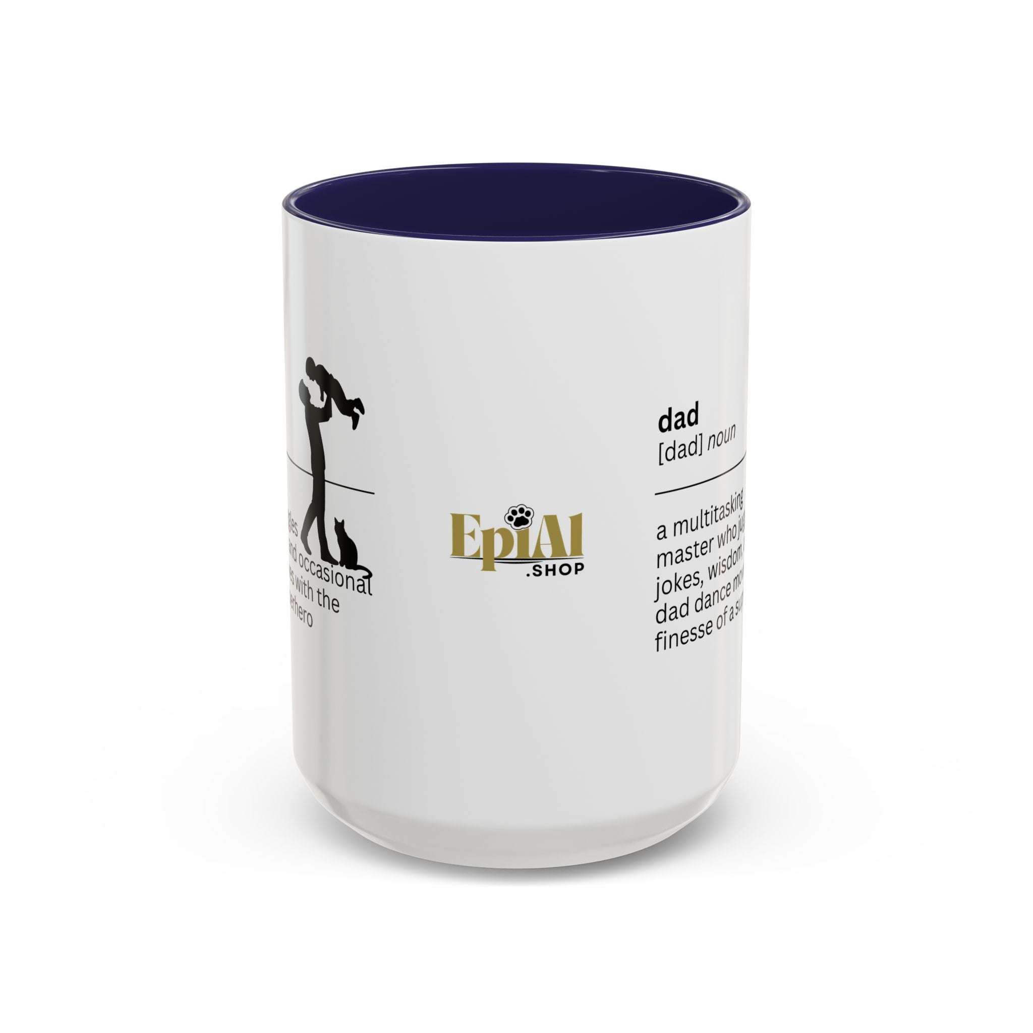 Dad Multitasking Accent Coffee Mug - Perfect Gift for Dads - Drinkware, Coffee Mugs - EpiAl's Shop