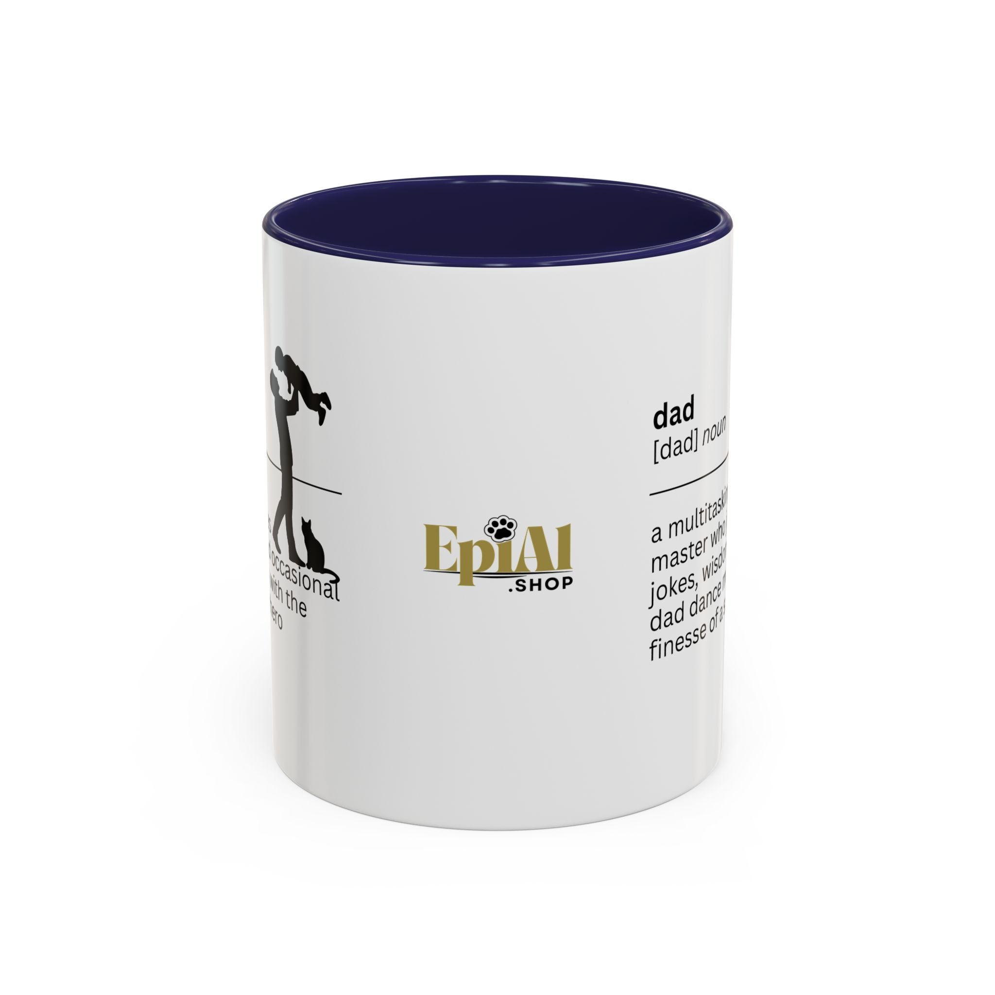 Dad Multitasking Accent Coffee Mug - Perfect Gift for Dads - Drinkware, Coffee Mugs - EpiAl's Shop