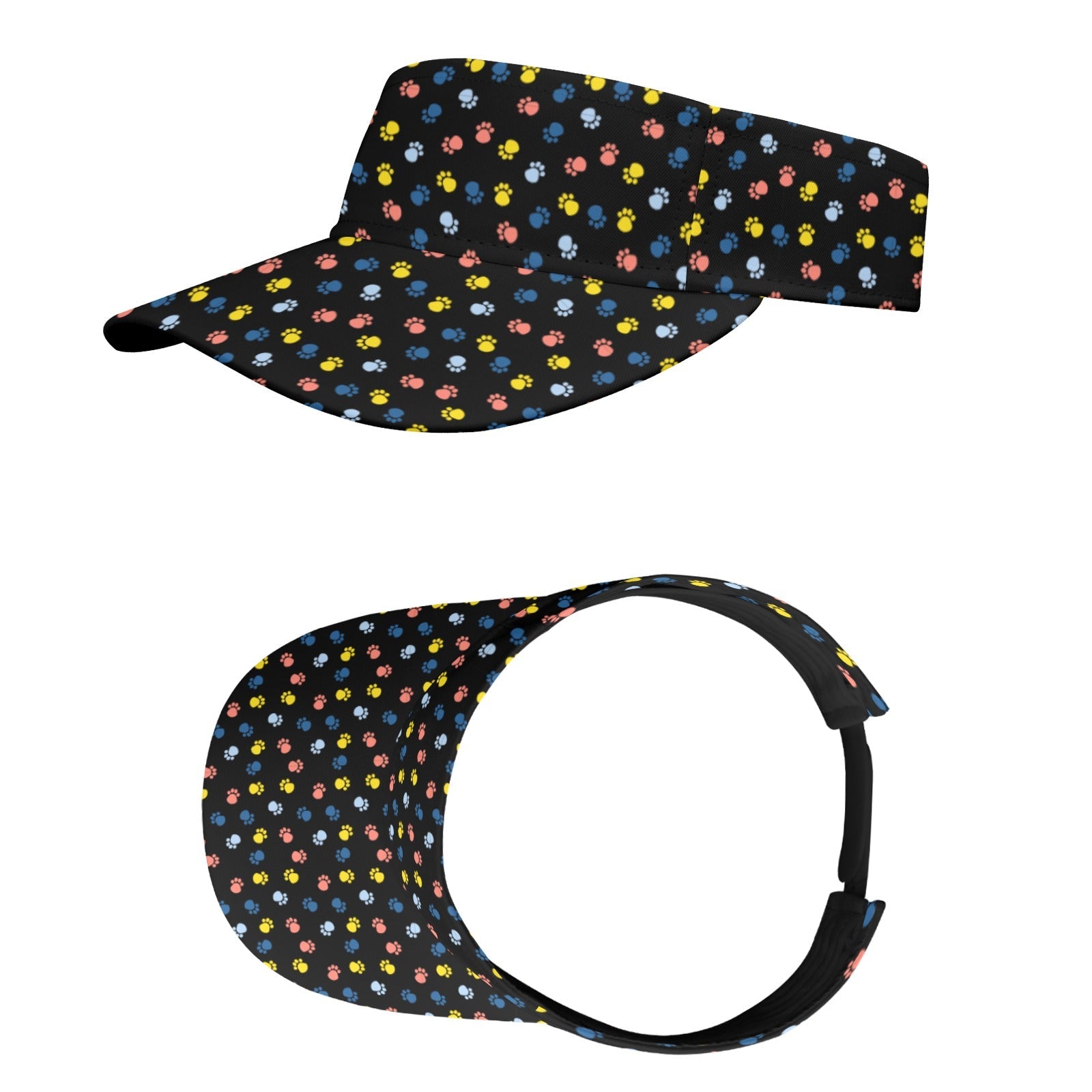 Dainy Round Paws Sports Visor - Hats - Epileptic Al’s Shop