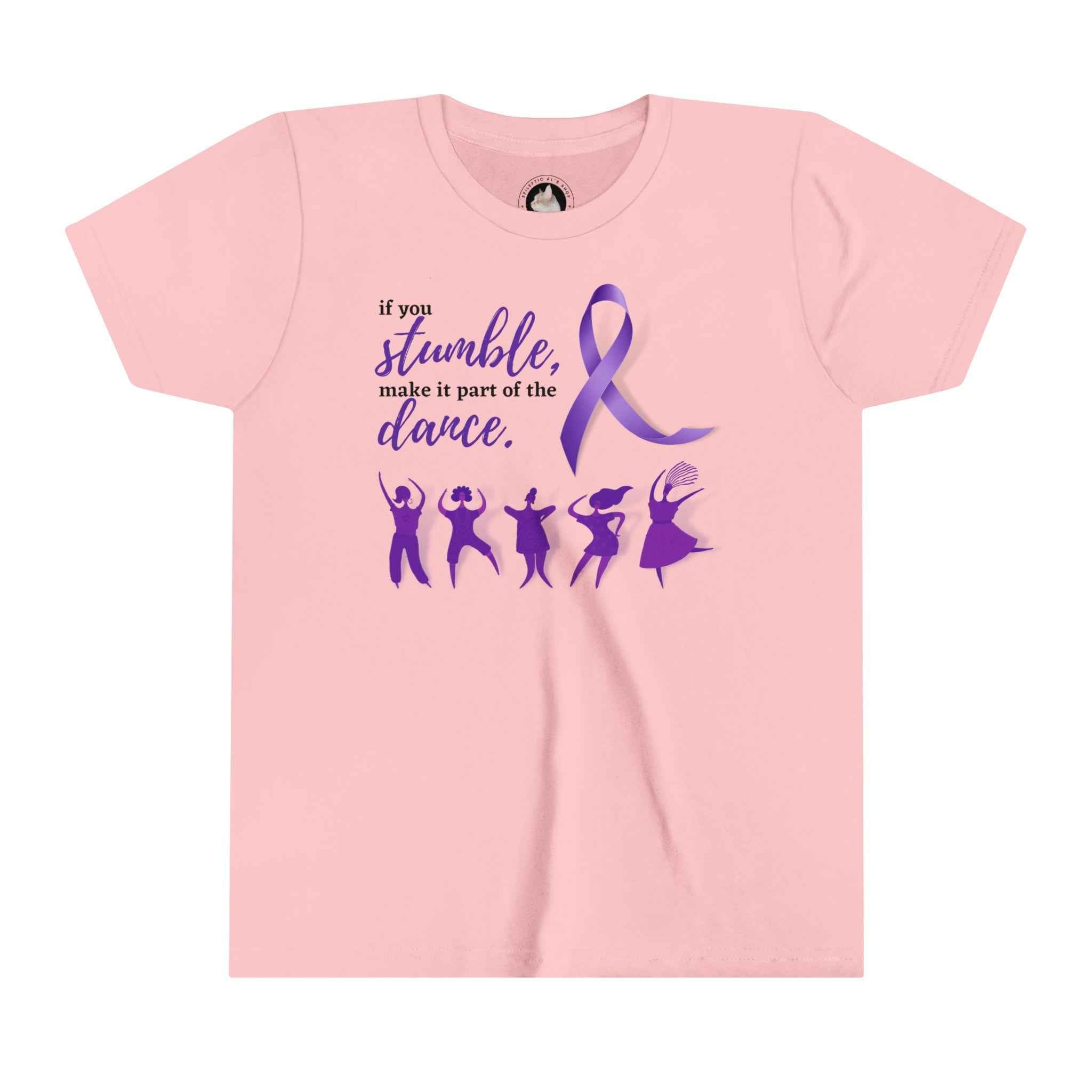 Dance Youth Epilepsy T-Shirt - Stylish Short Sleeve Tee for Passionate Young Dancers - EpiAl's Shop