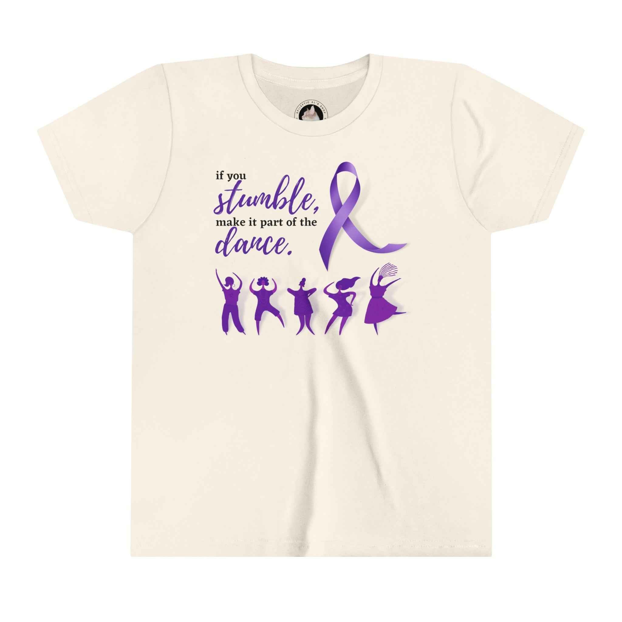 Dance Youth Epilepsy T-Shirt - Stylish Short Sleeve Tee for Passionate Young Dancers - EpiAl's Shop