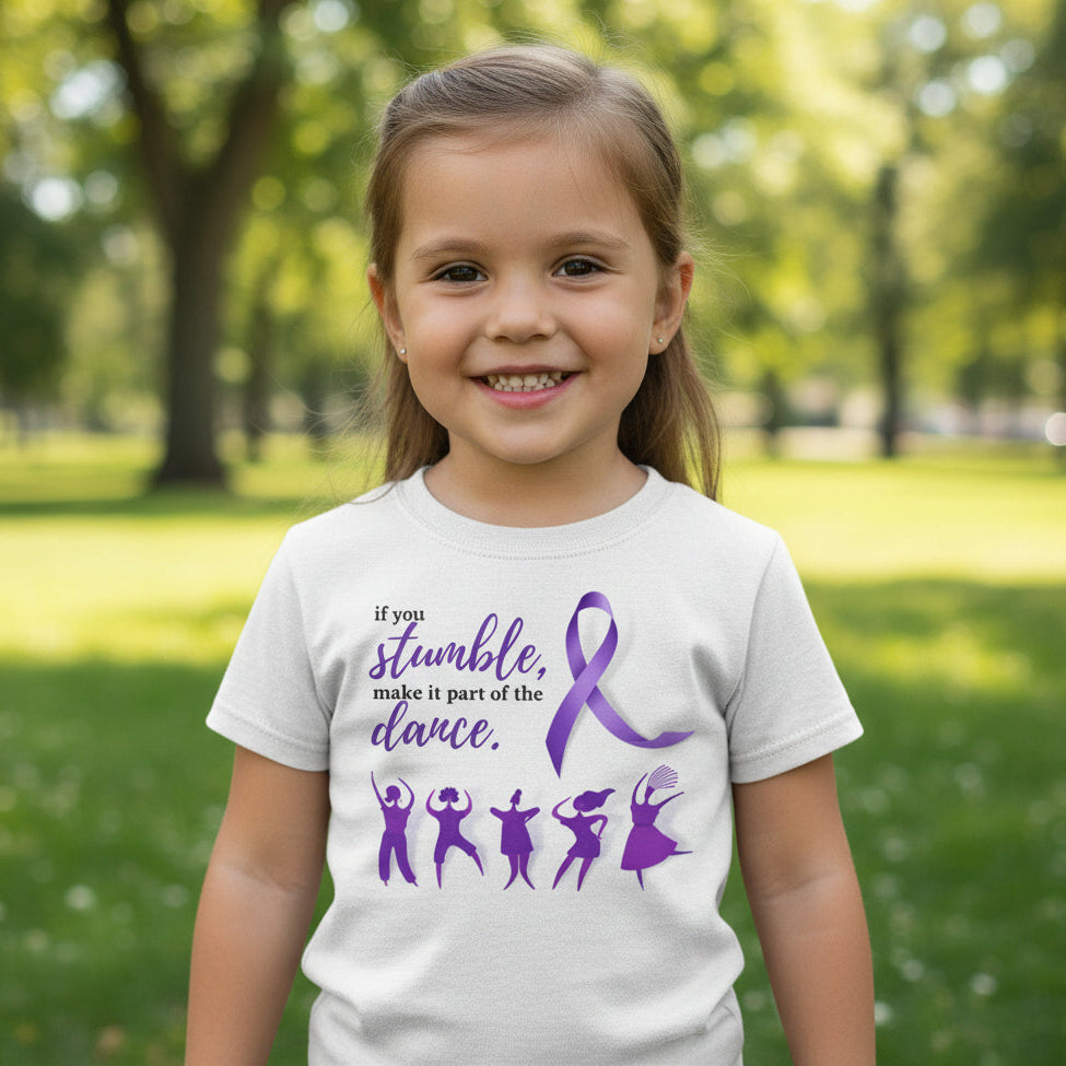 Dance Youth Epilepsy T-Shirt - Stylish Short Sleeve Tee for Passionate Young Dancers - EpiAl's Shop