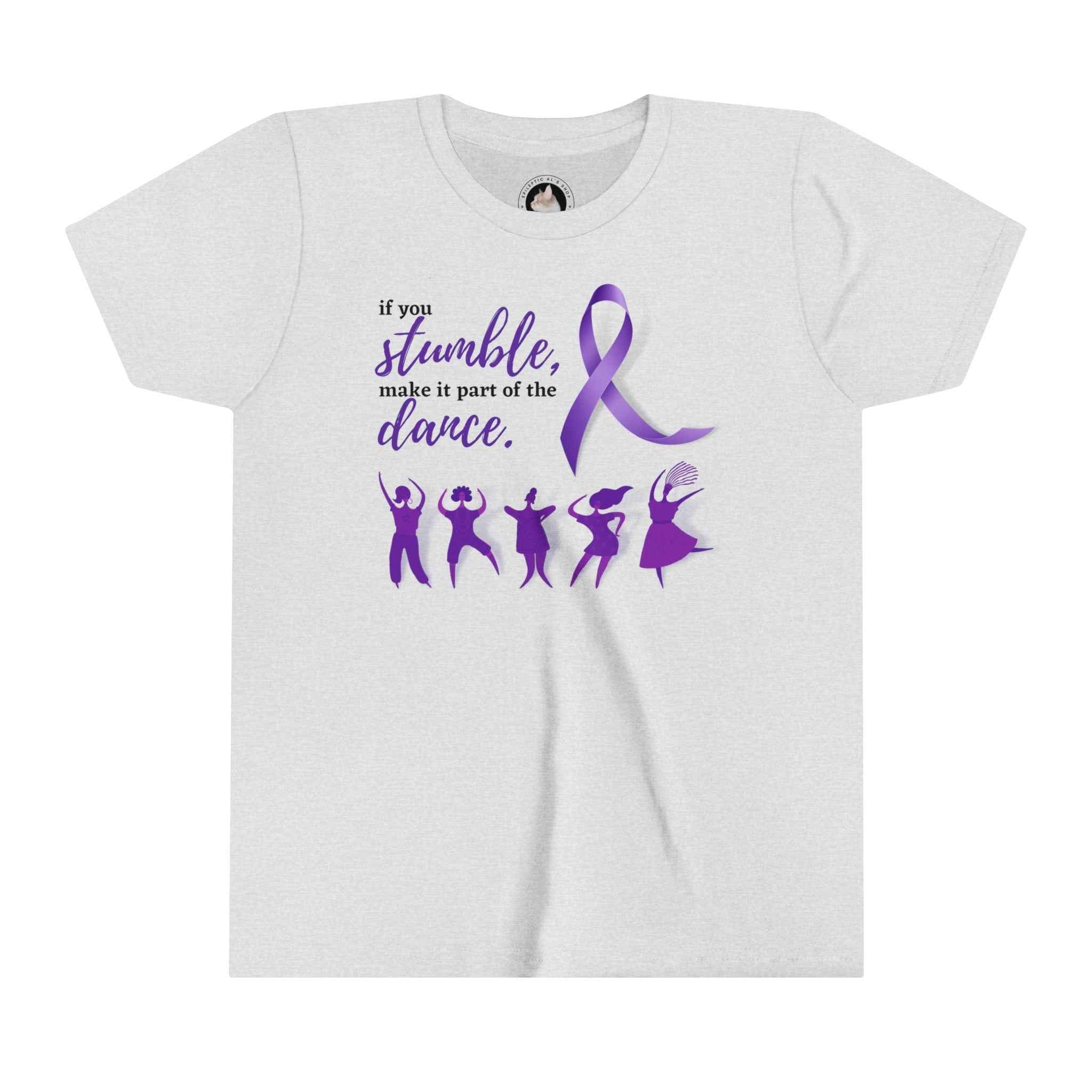 Dance Youth Epilepsy T-Shirt - Stylish Short Sleeve Tee for Passionate Young Dancers - EpiAl's Shop