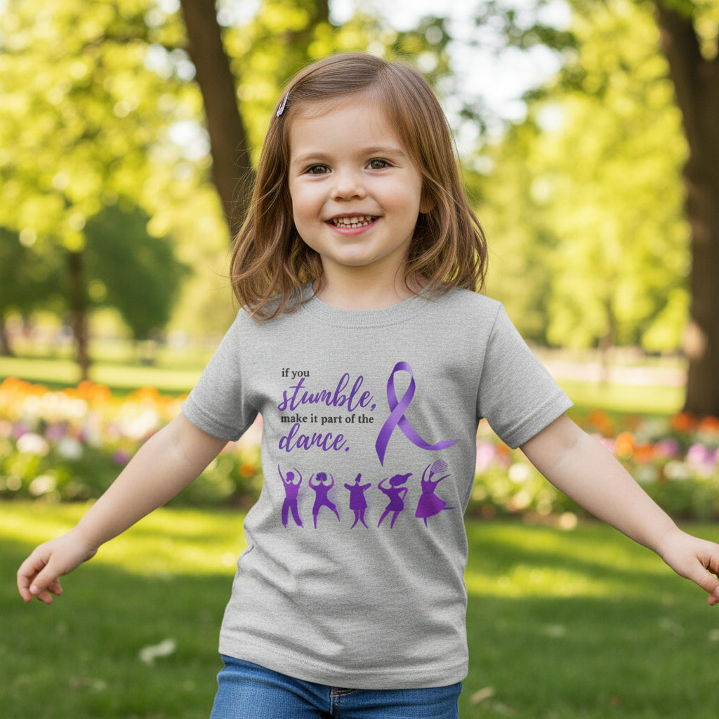Dance Youth Epilepsy T-Shirt - Stylish Short Sleeve Tee for Passionate Young Dancers - EpiAl's Shop