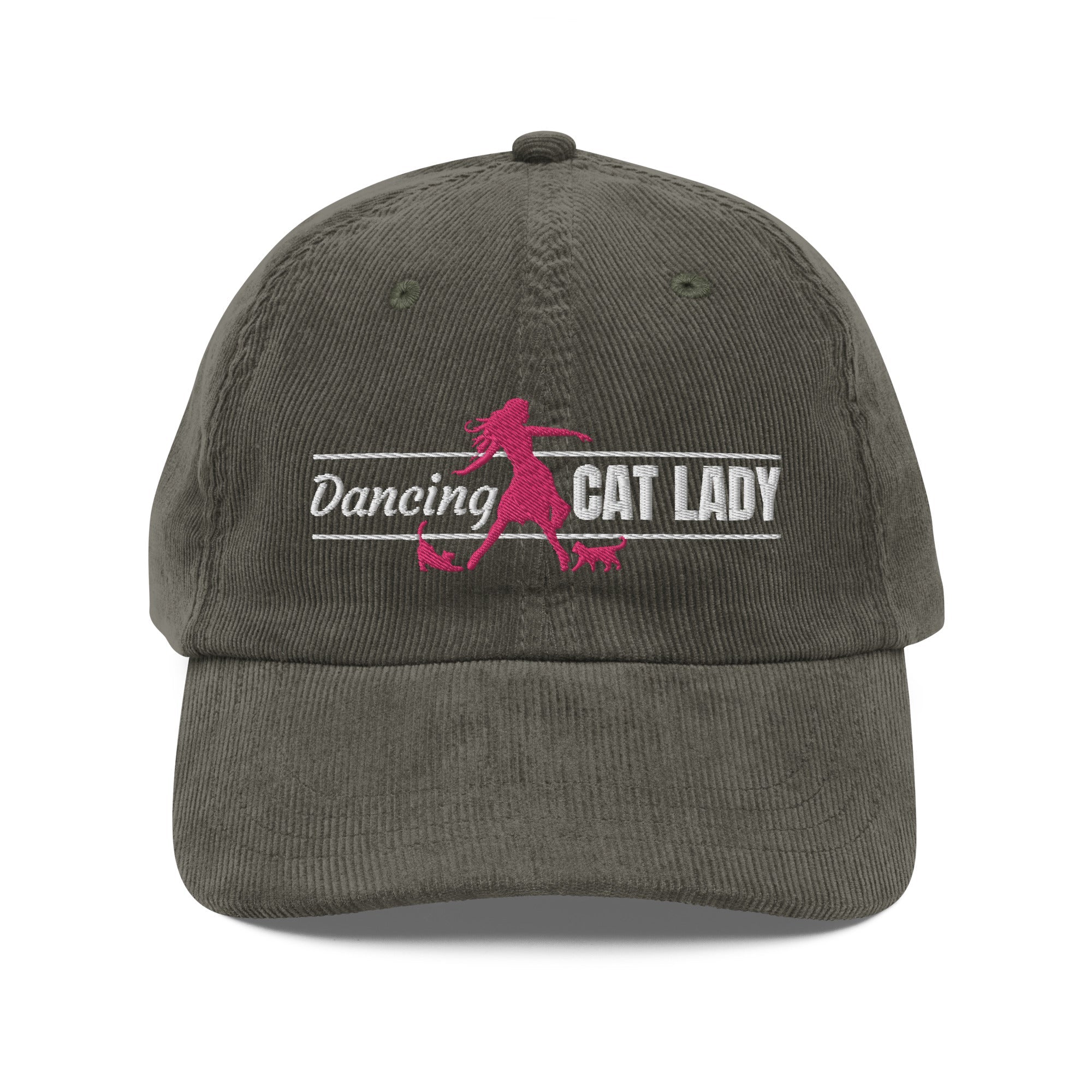Dancing Cat Lady Corduroy Hat - Hats - EpiAl's Shop
