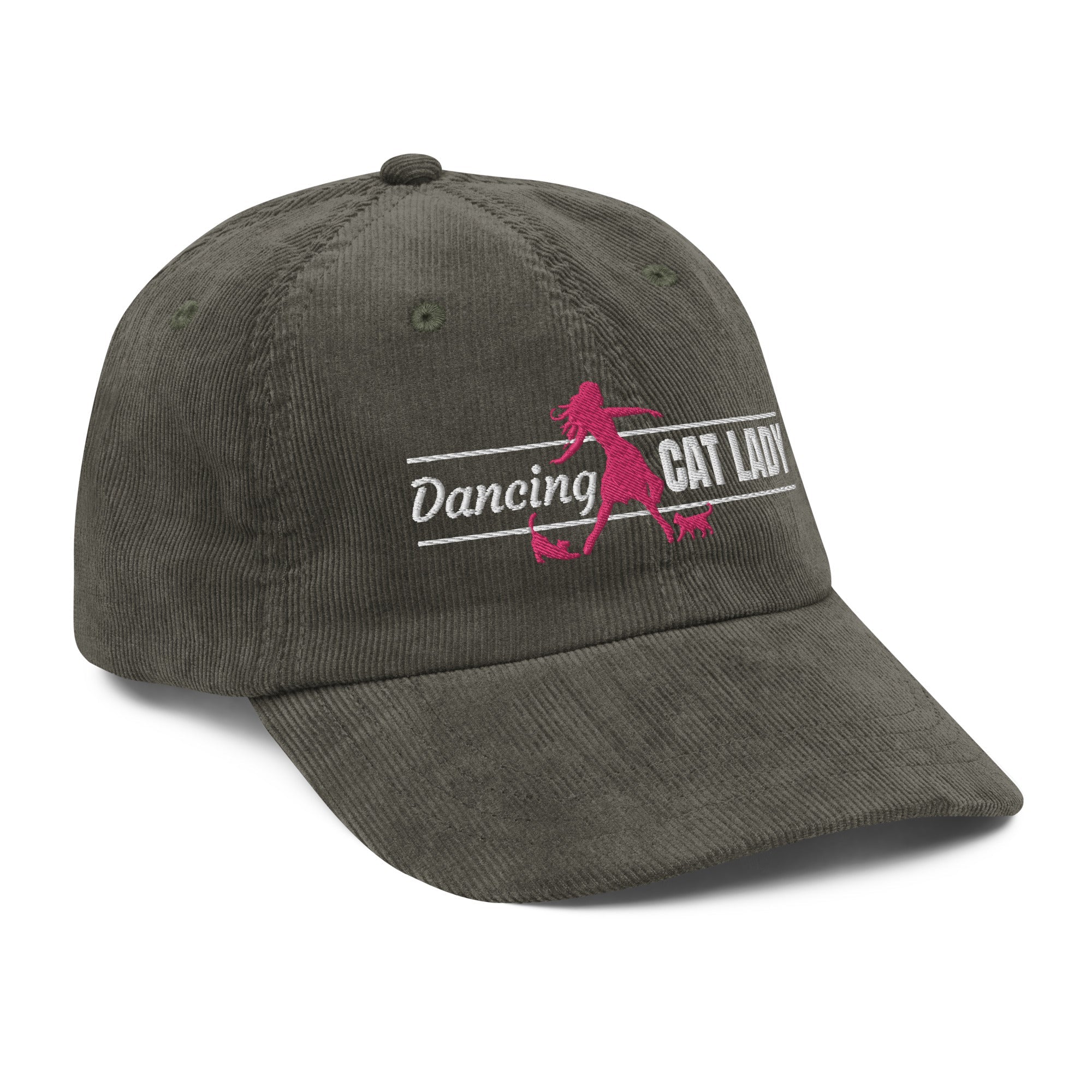Dancing Cat Lady Corduroy Hat - Hats - EpiAl's Shop