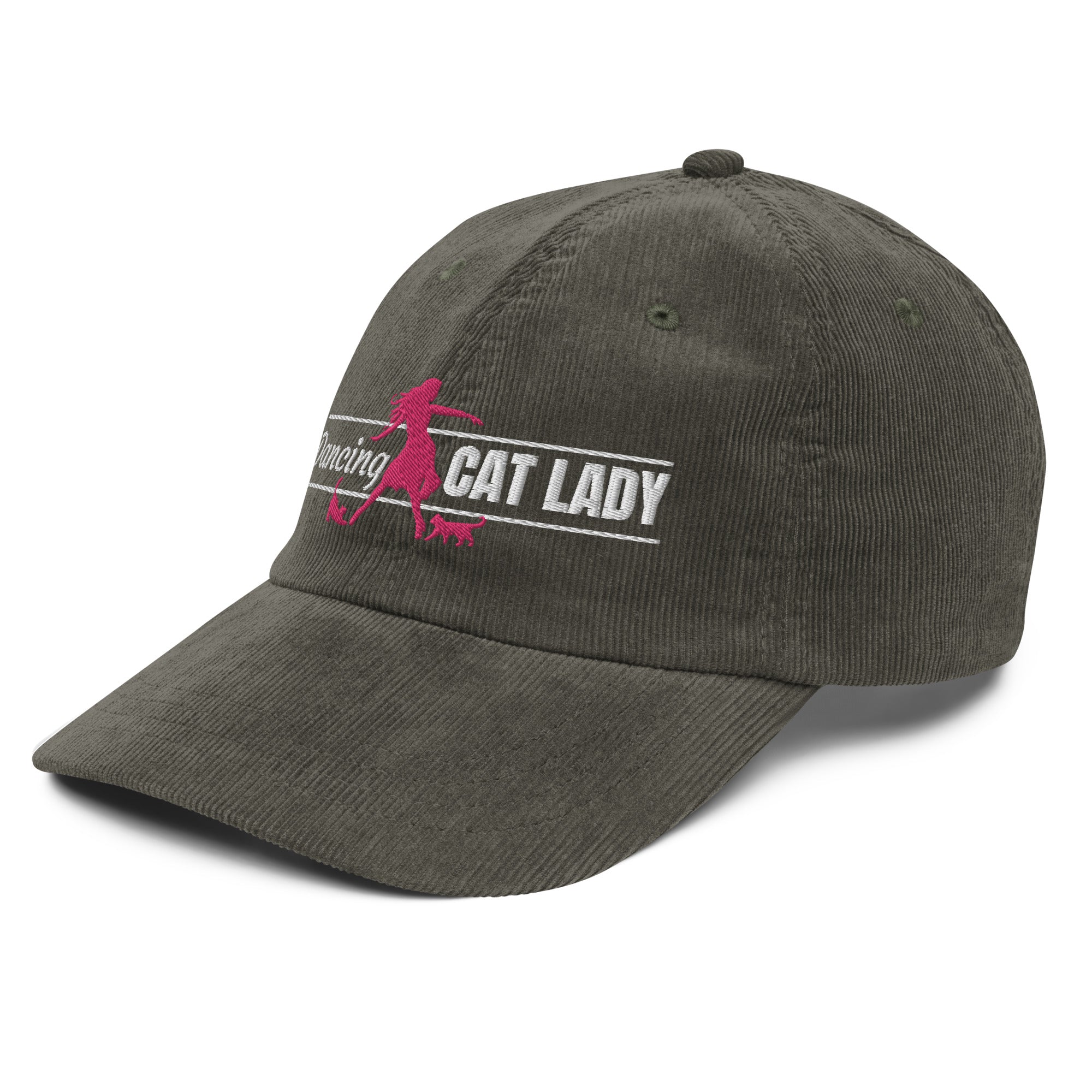 Dancing Cat Lady Corduroy Hat - Hats - EpiAl's Shop