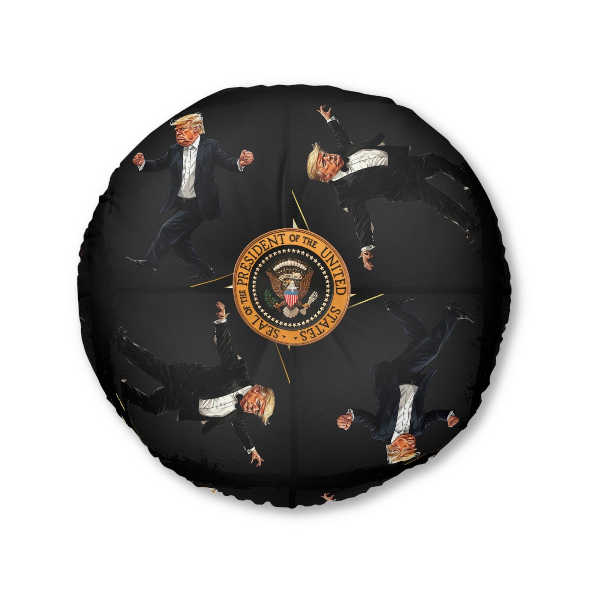 Dancing Donald Novelty Tufted Floor Pillow, Round - Decor, Home, Pillows - EpiAl's Shop