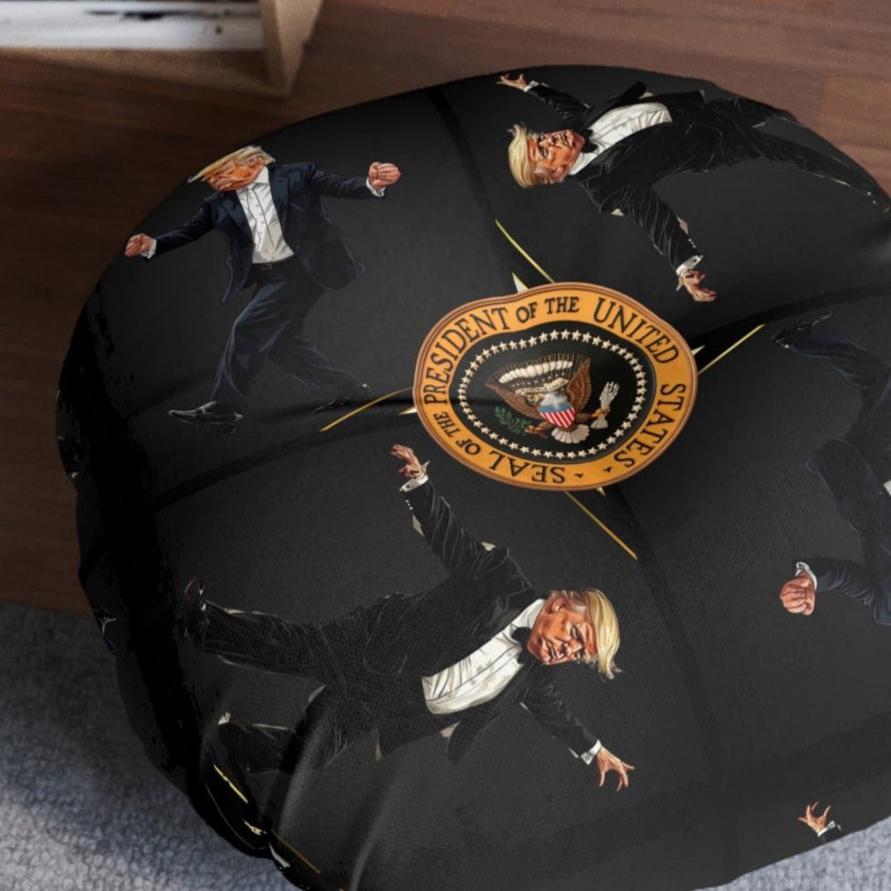 Dancing Donald Novelty Tufted Floor Pillow, Round - Decor, Home, Pillows - EpiAl's Shop