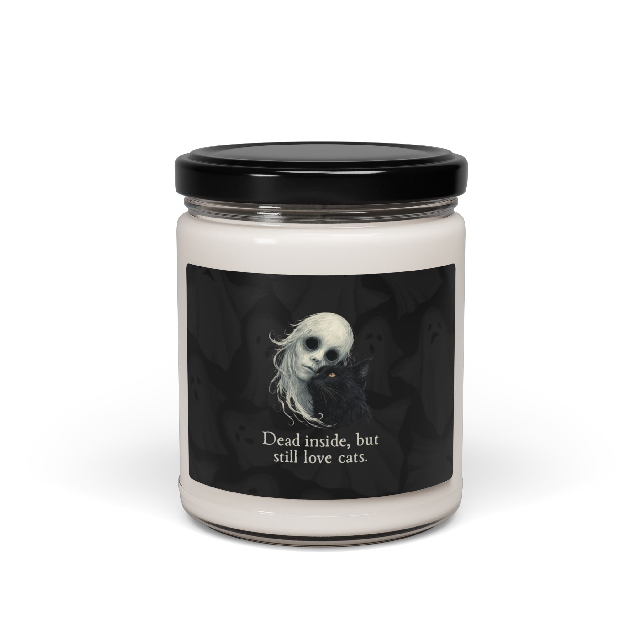 Dead Inside Scented Soy Candle, Halloween Decor - Decor, Scented Candles - EpiAl's Shop