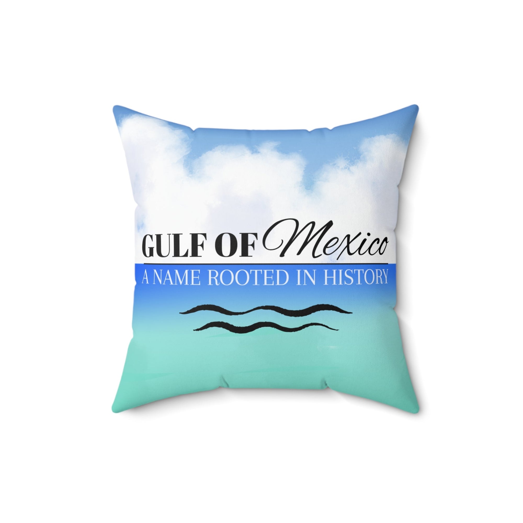 Decorative Gulf of Mexico Pillow - Coastal Home Accent - Decor, Home, Pillows - EpiAl's Shop