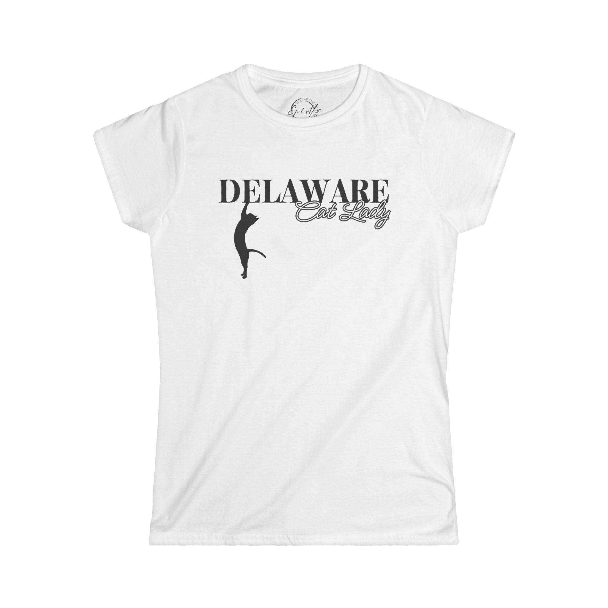 Delaware Cat Lady Softstyle Tee - T - Shirt - EpiAl's Shop