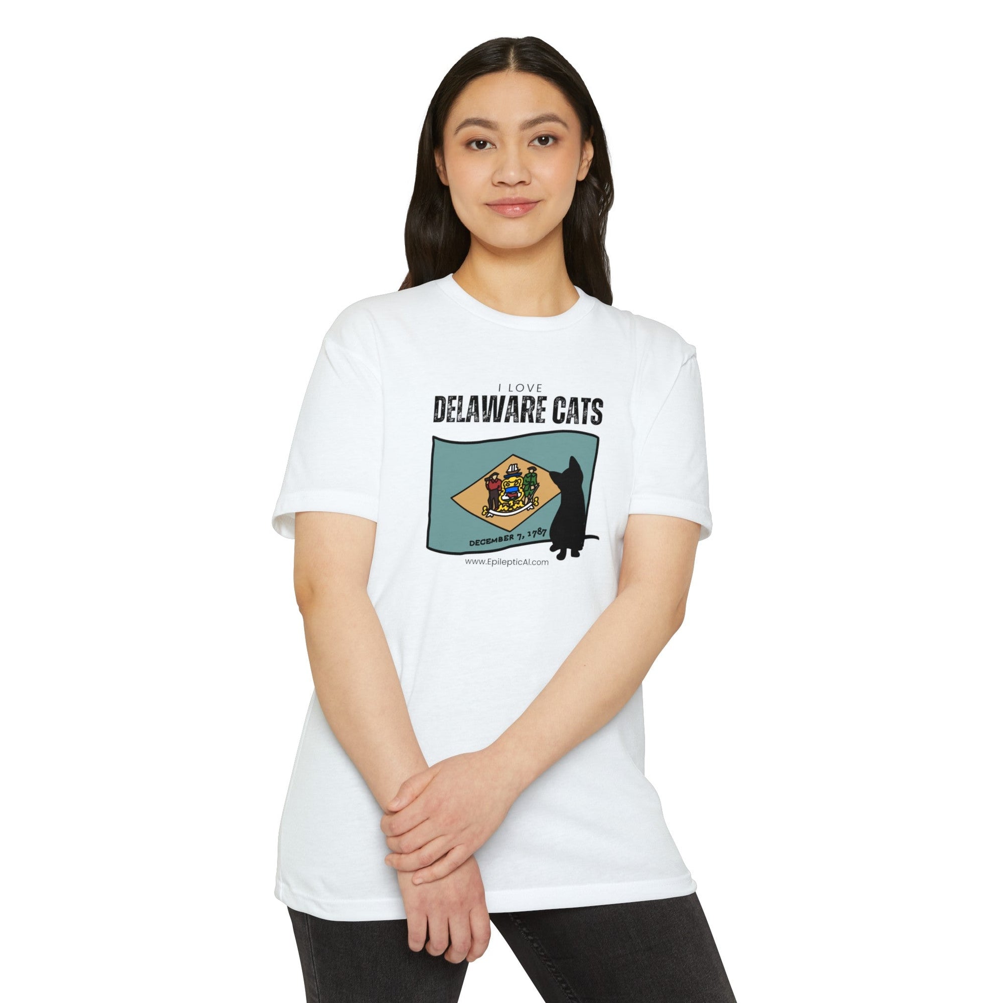 Delaware Cats Unisex CVC Jersey T - shirt - T - Shirt - Epileptic Al’s Shop